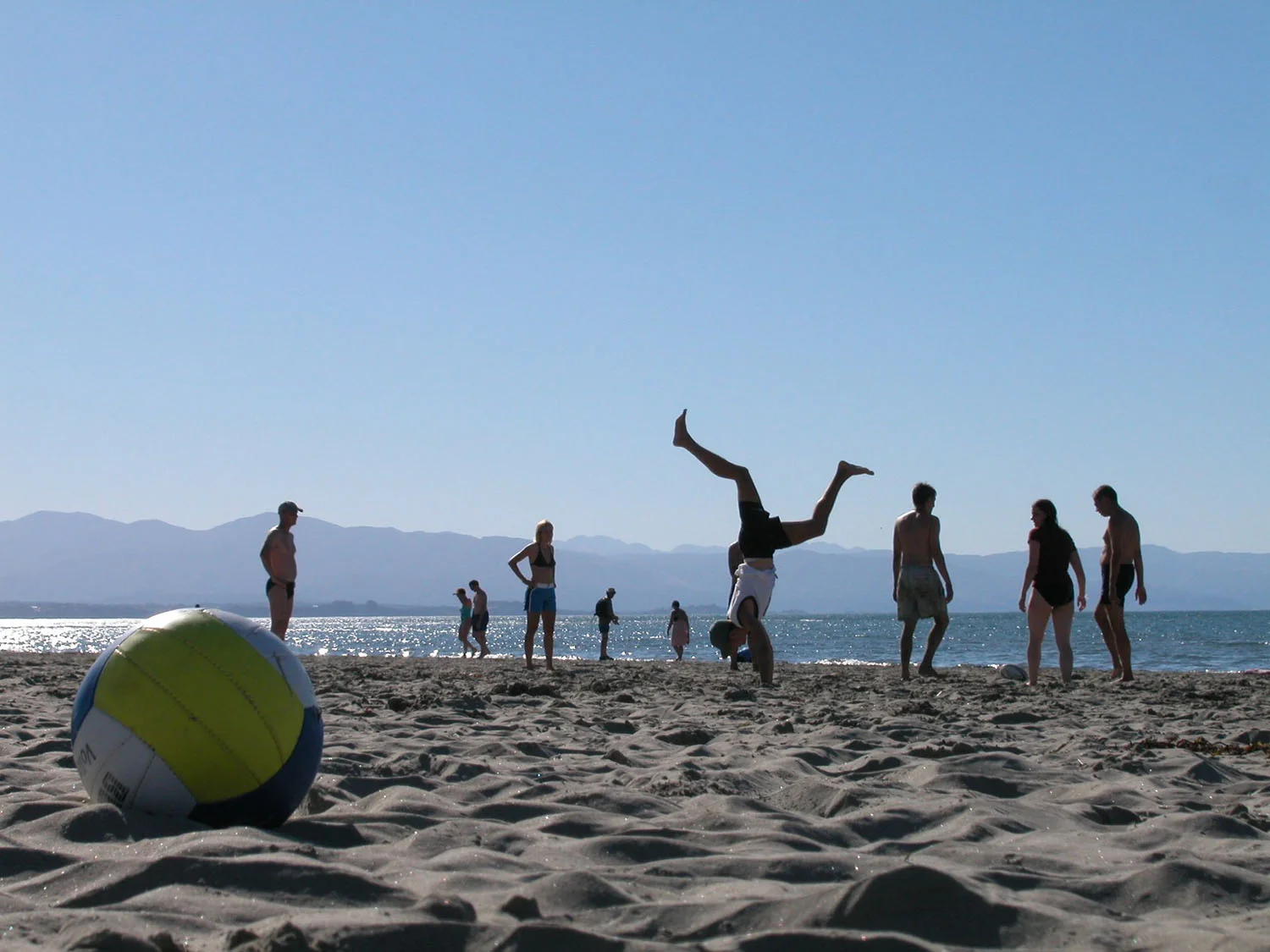 A beach day at Tahunanui