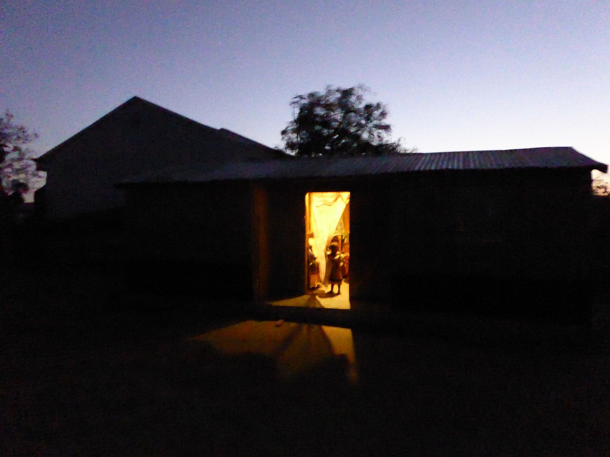 A house lit up by Power Pay’s proof of concept solution
