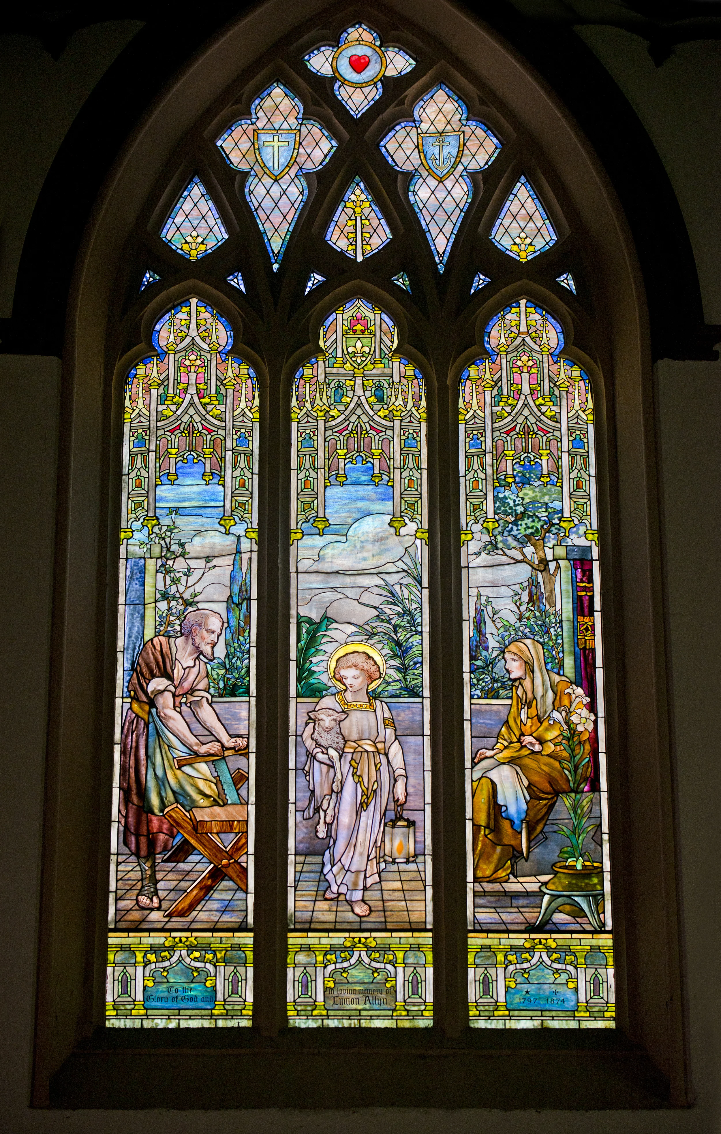 Tiffany stained glass window