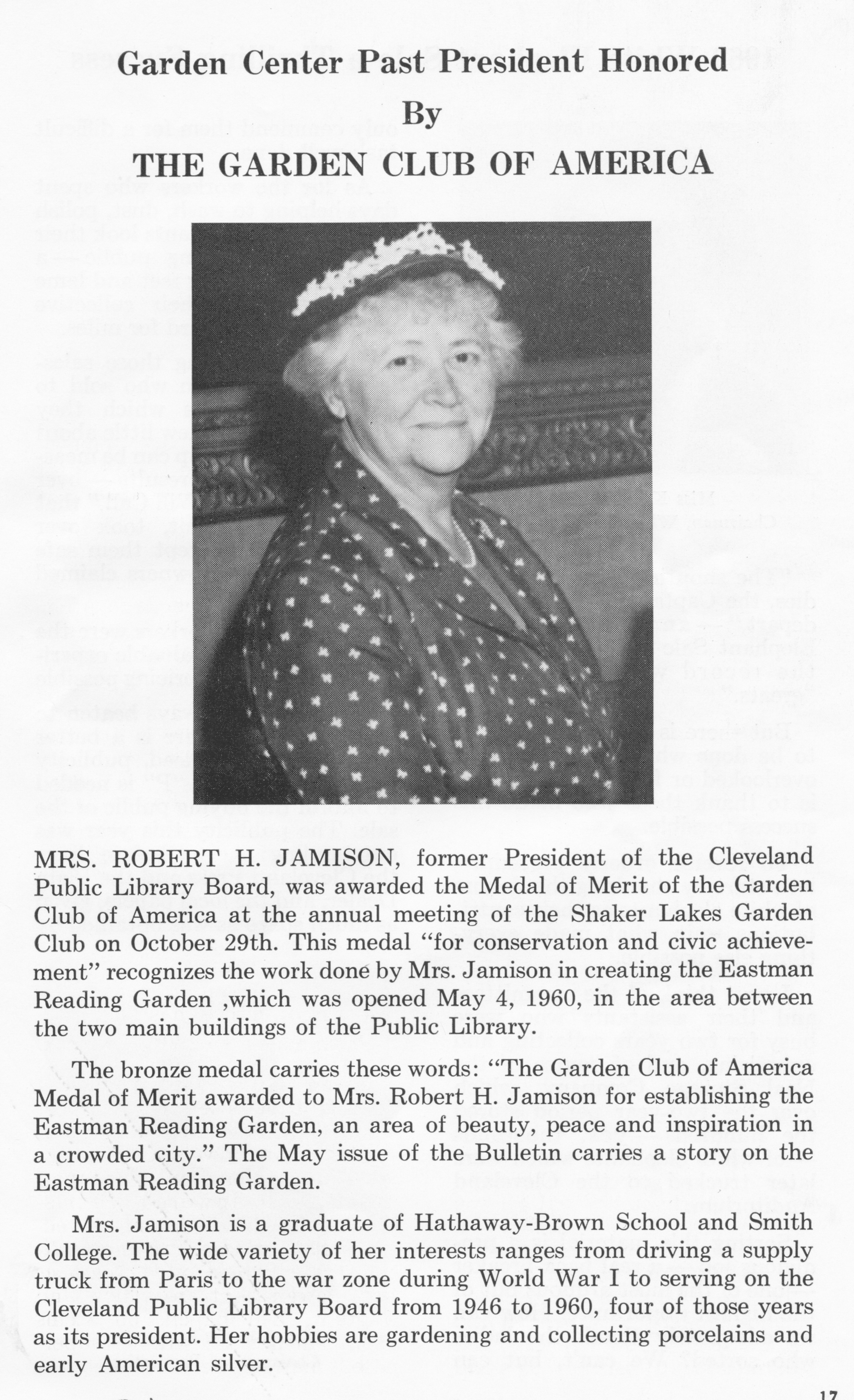 From the CBG Bulletin 1963