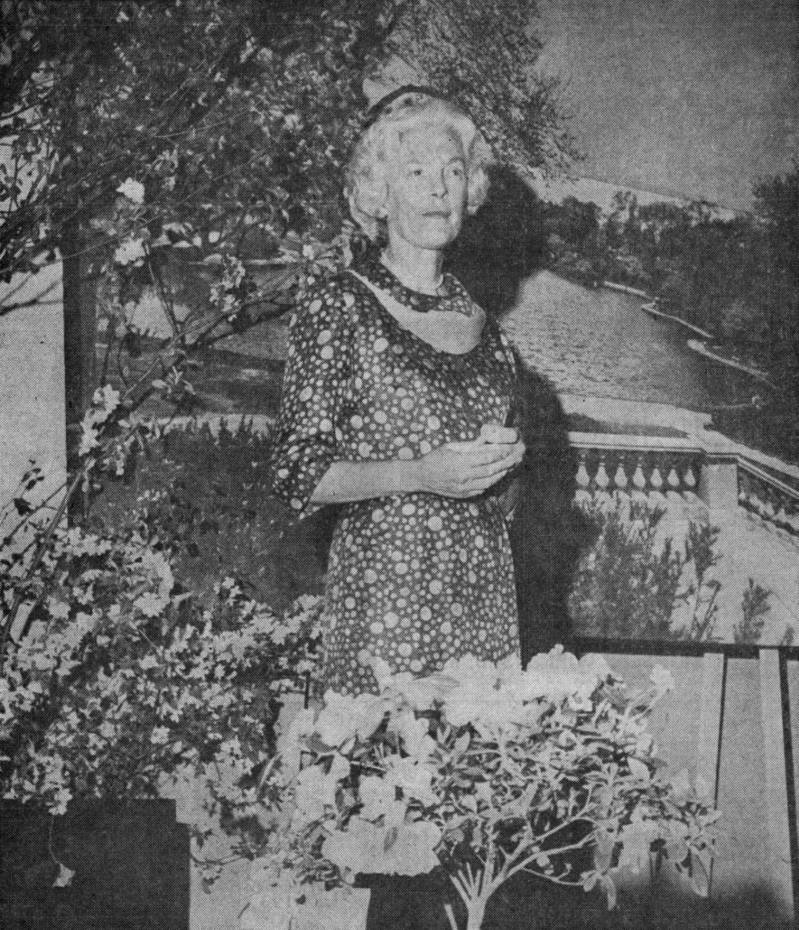 Mrs. George S. Case at a GCA meeting in 1965