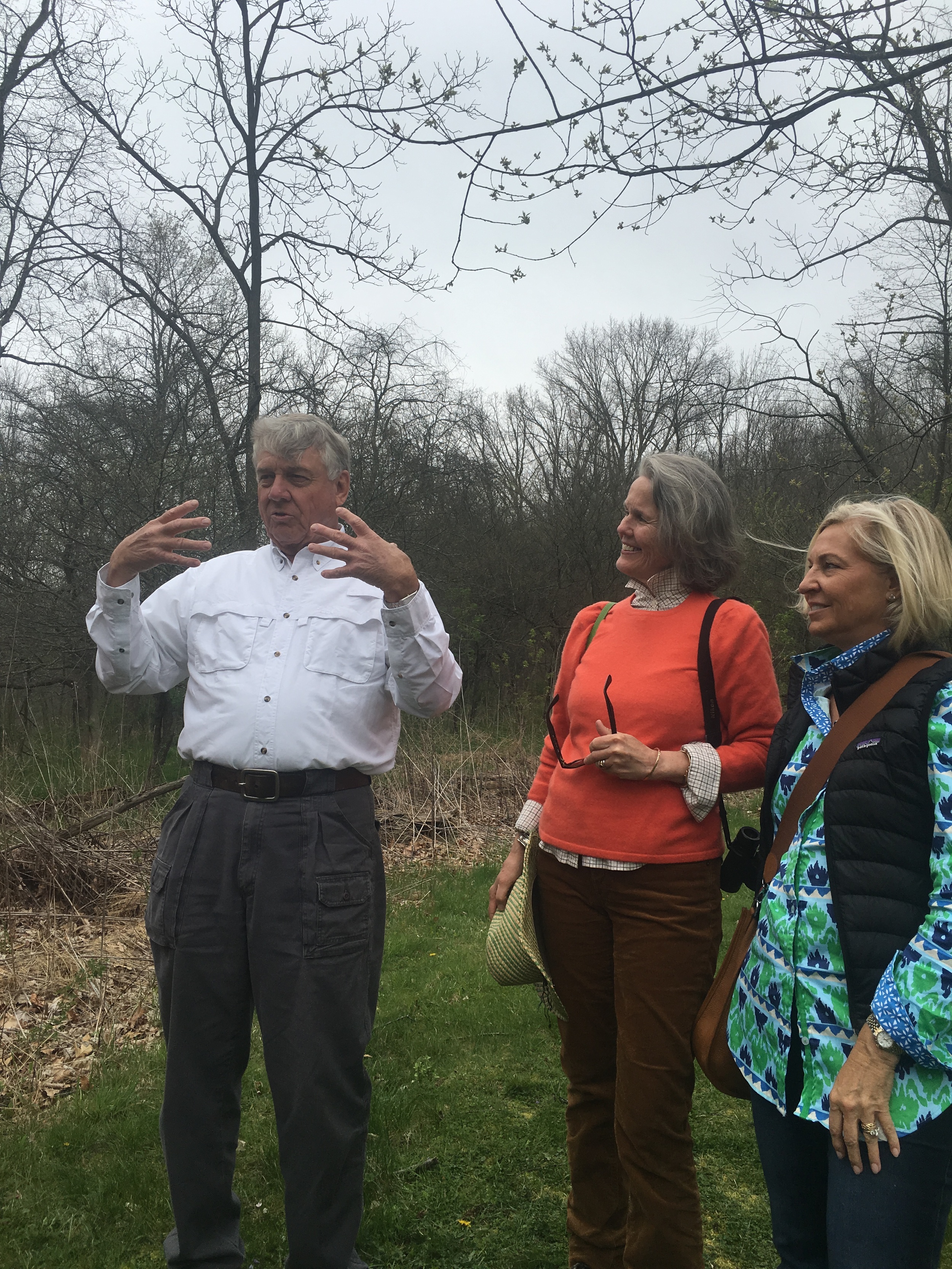 Guy Denny with Jane Ellison and Carole Obernesser