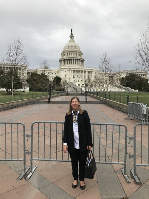 Ann Whitney at the Capitol