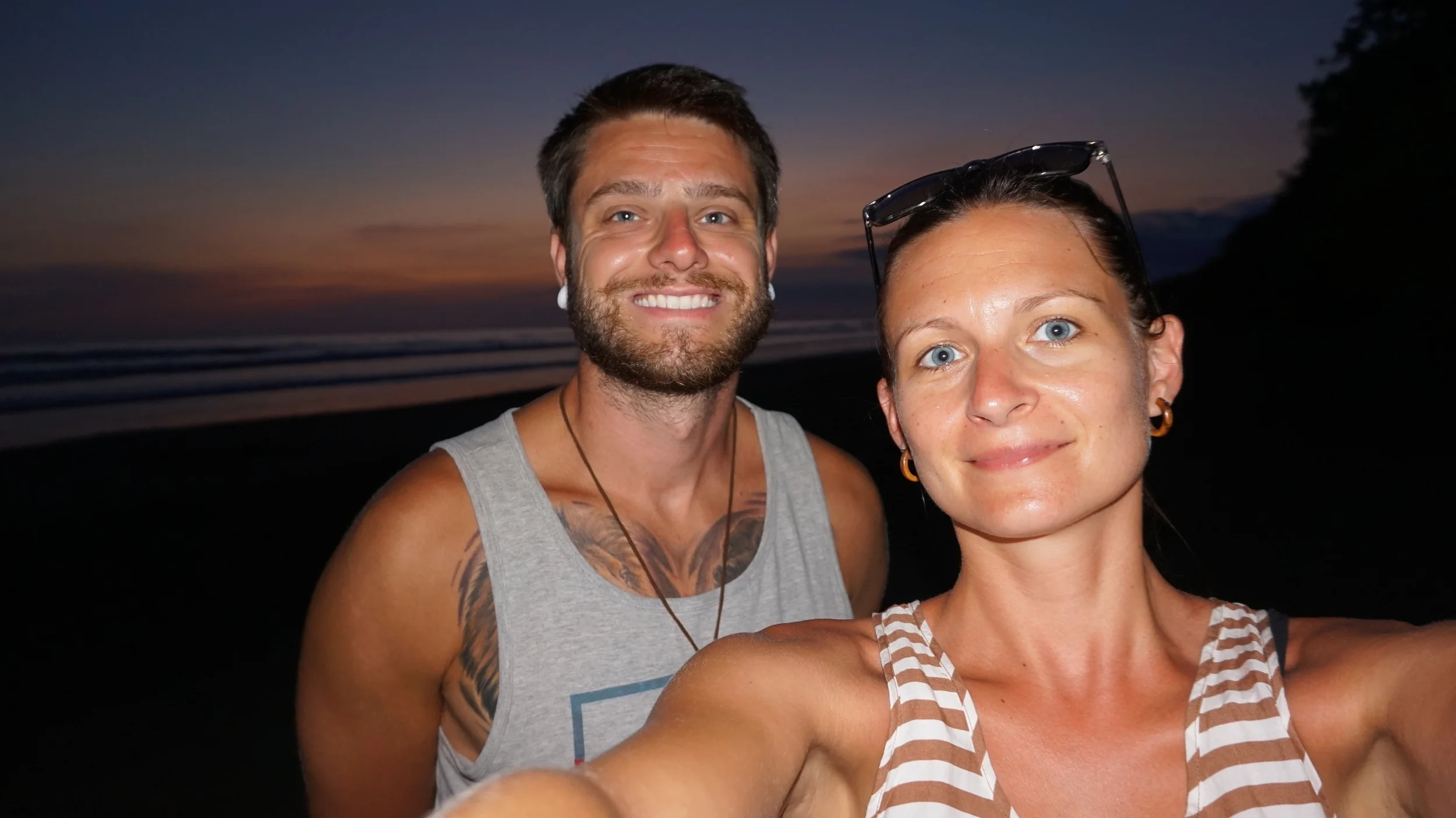 The reality of life on the road. 