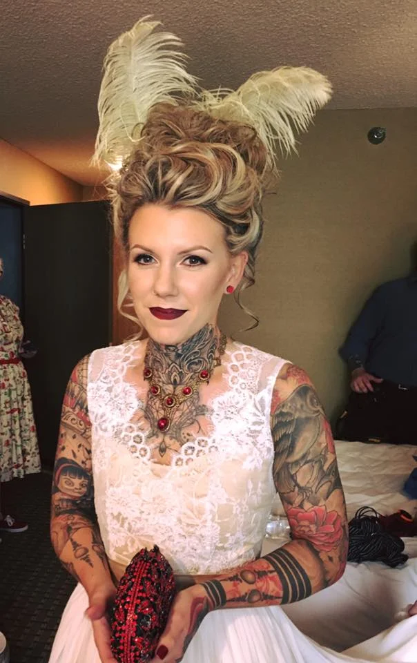 Viva Las Vegas makeup, for rockabilly weekend
