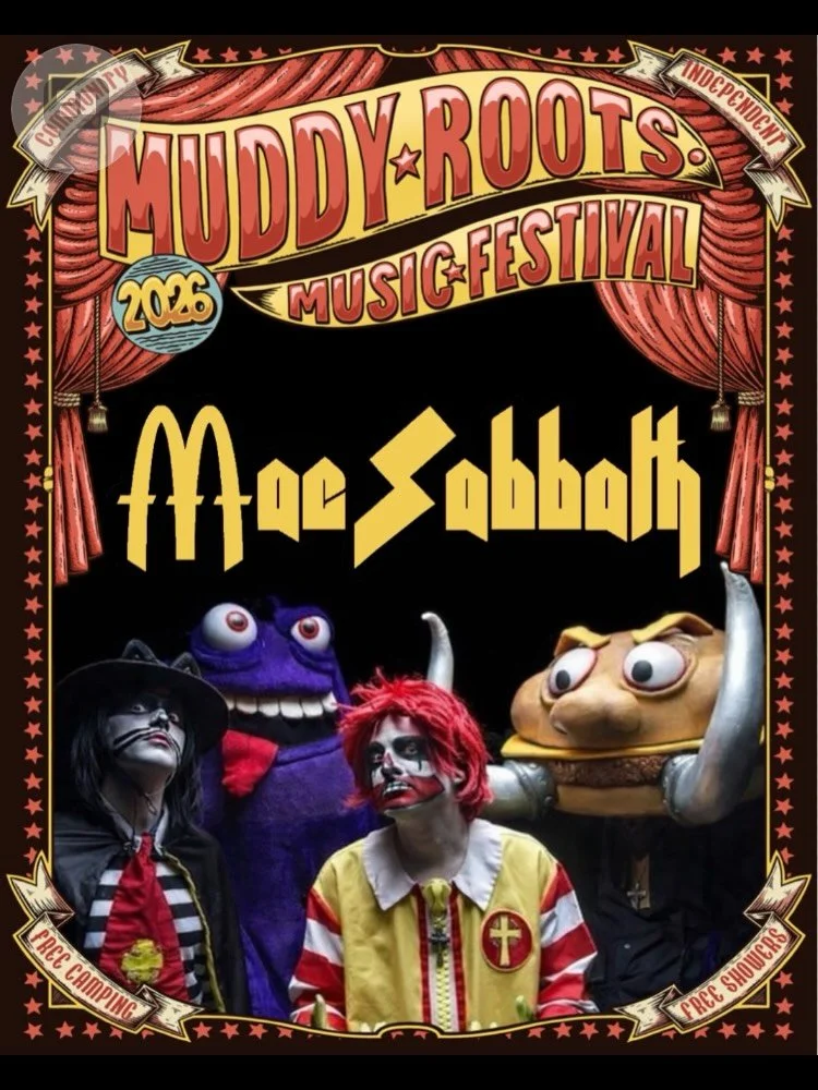 Just added to @muddyrootsmusic 2026 come to Tennessee and camp w us and @circlejerksband @monolordofficial @municipalwaste @frankieandthewitchfingers @angryzeta @thebuildersandthebutchers @squidpisser and sooo many more! Tix on sale now at www.offici