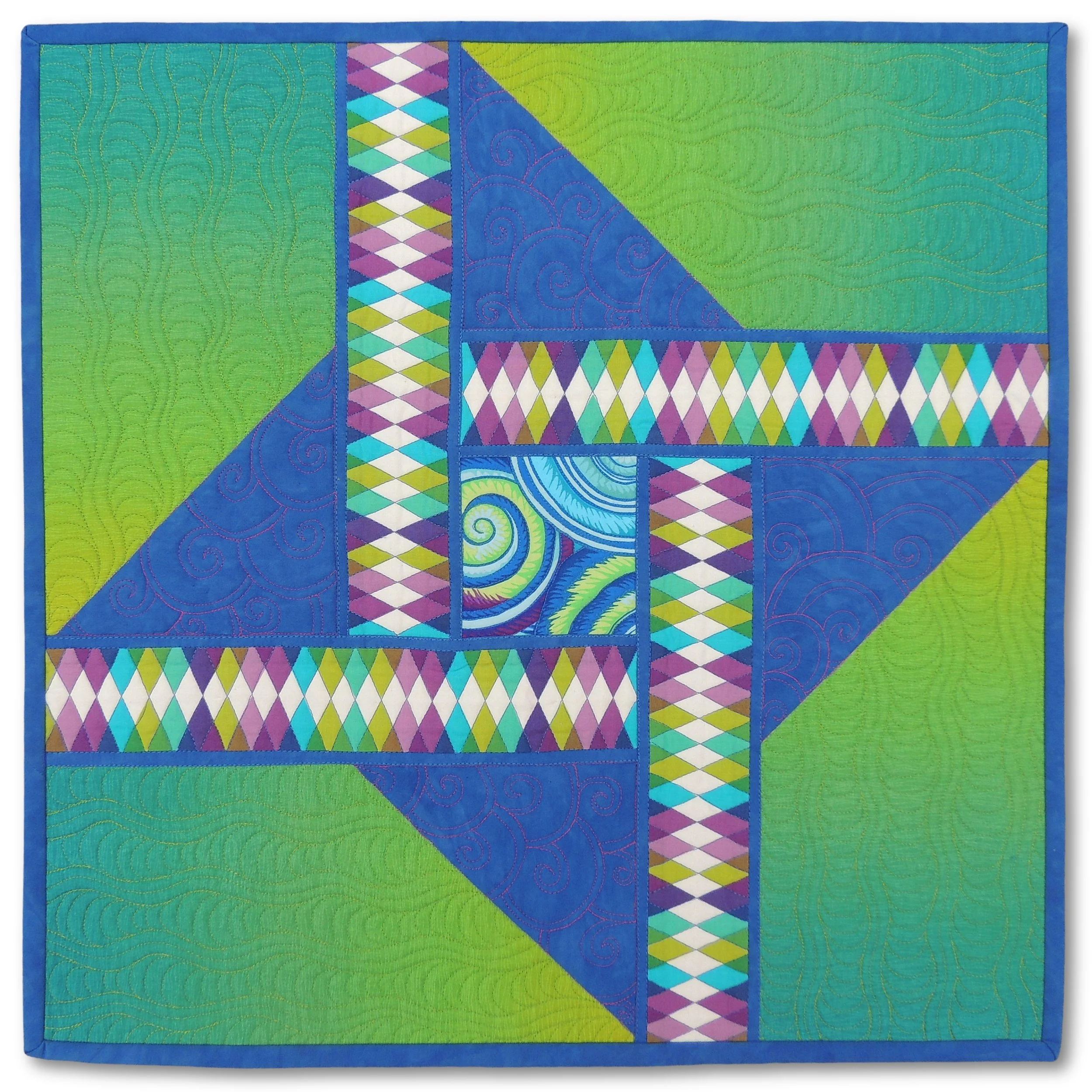 Argyle and Azure Spiral Galaxy