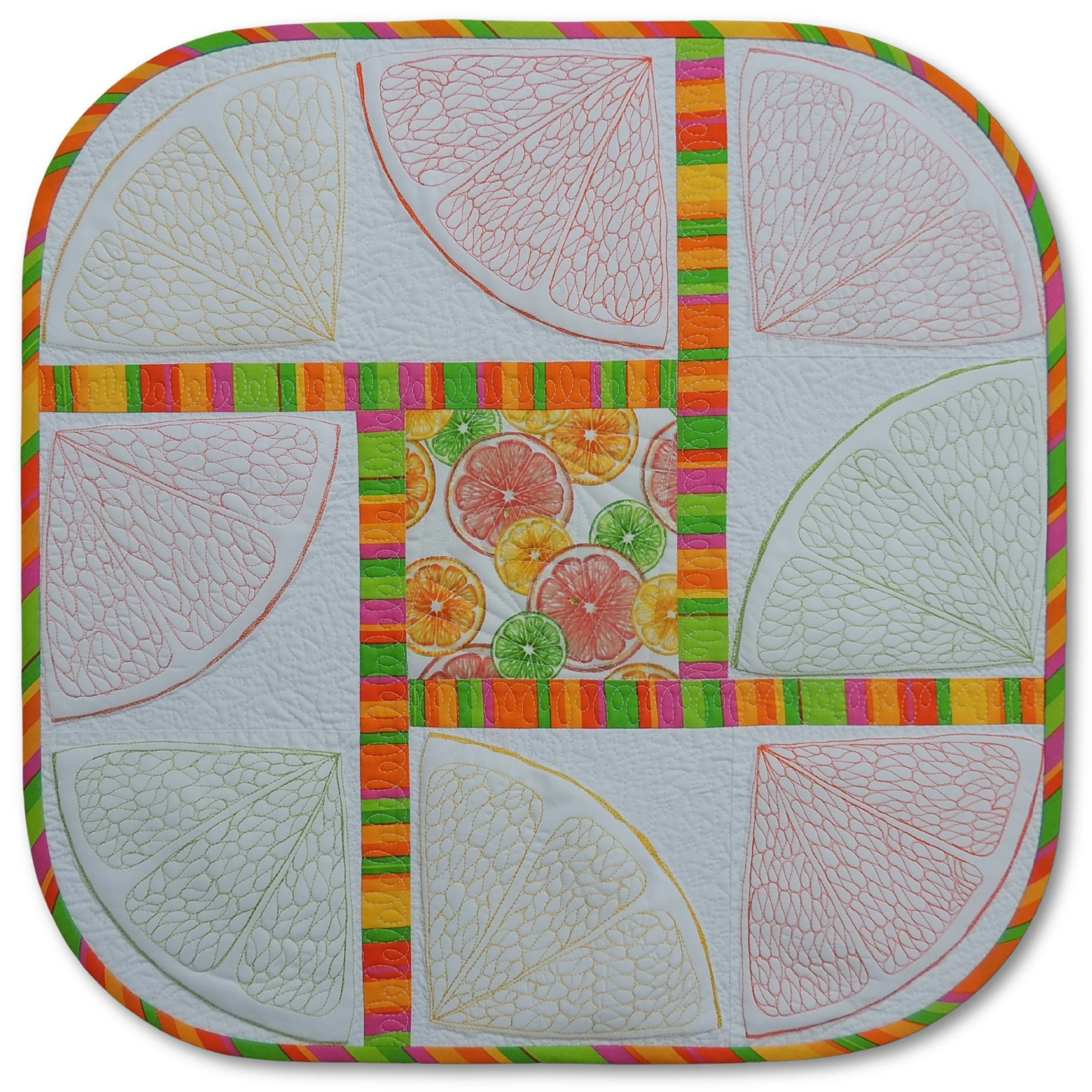 Citrus Twist (22" square)