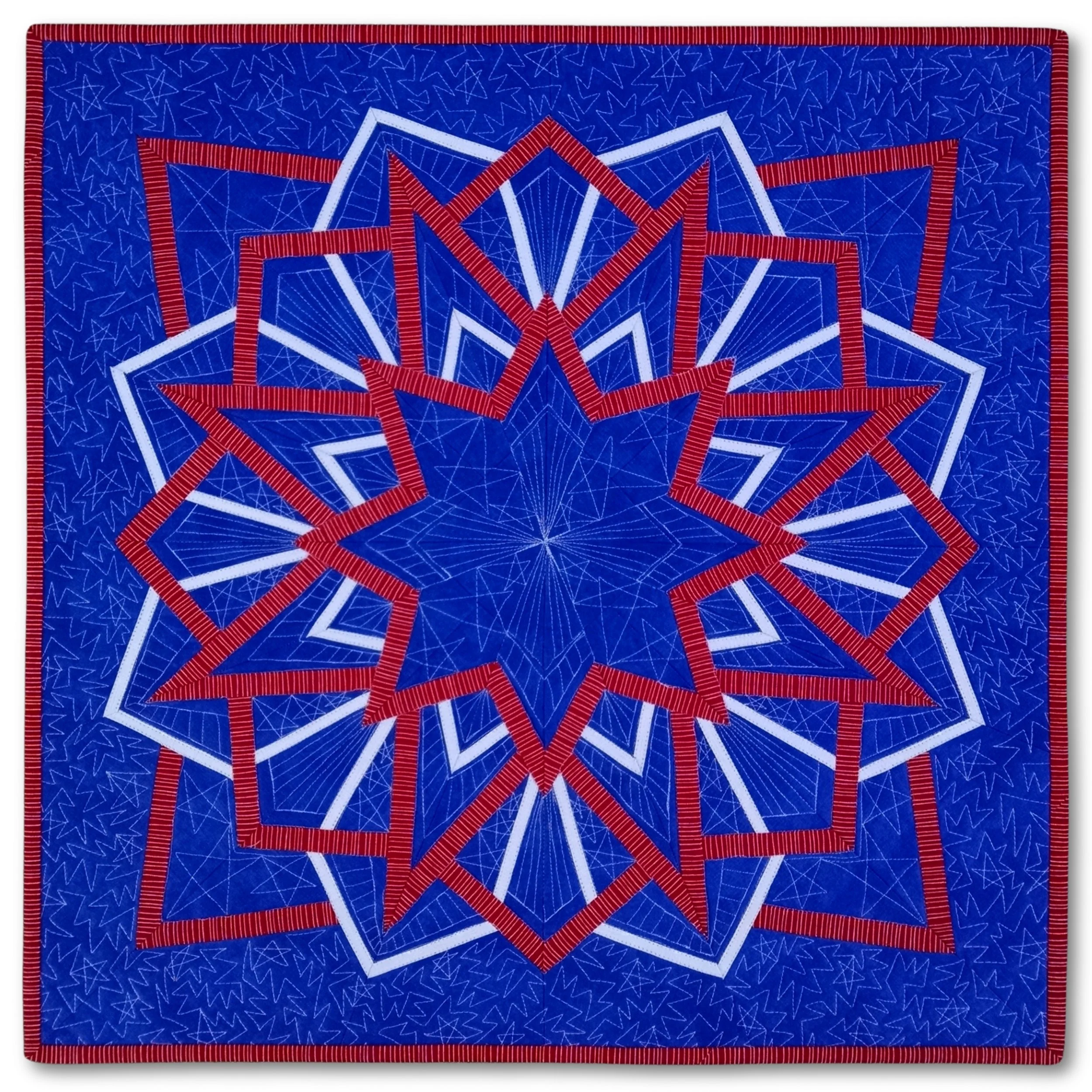 Fireworks Mod Mandala (22" square)