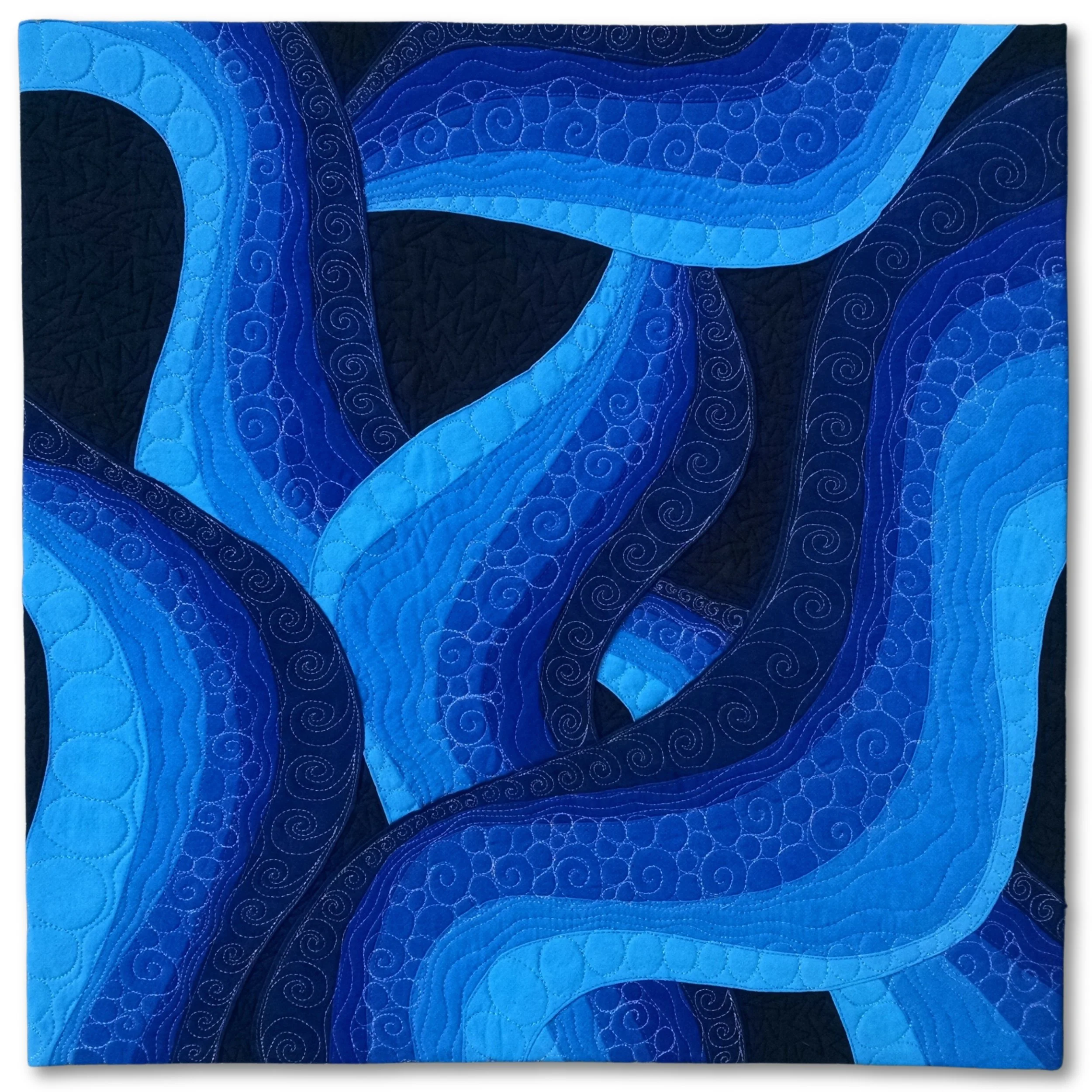 Van Gogh Blues &amp; Hues (20" square)