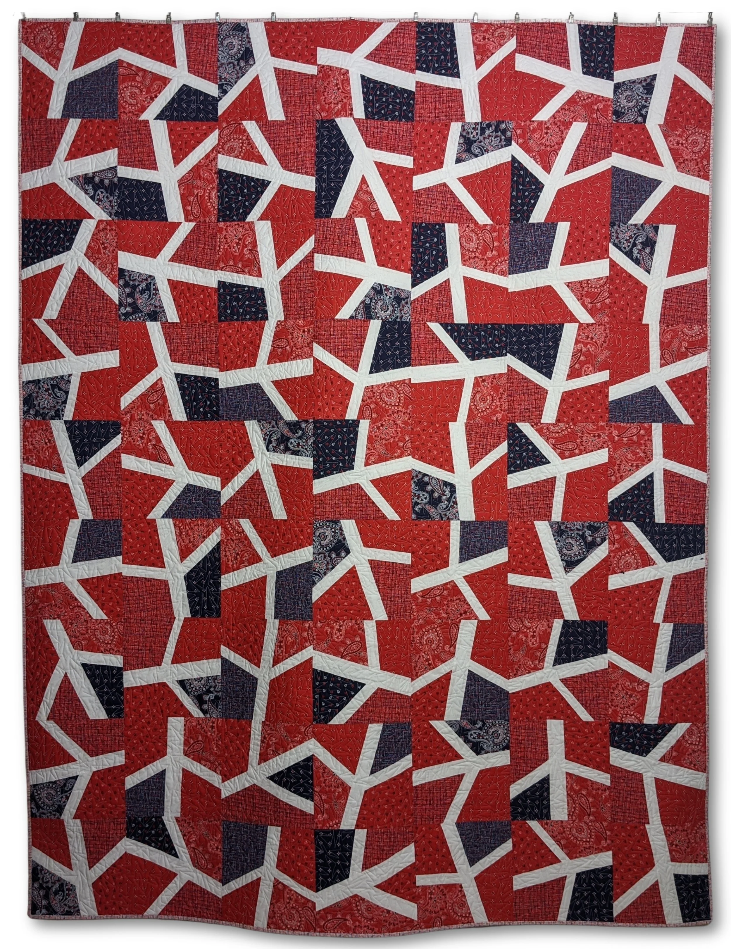 Slice of Patriotic Peace (62" x 80")