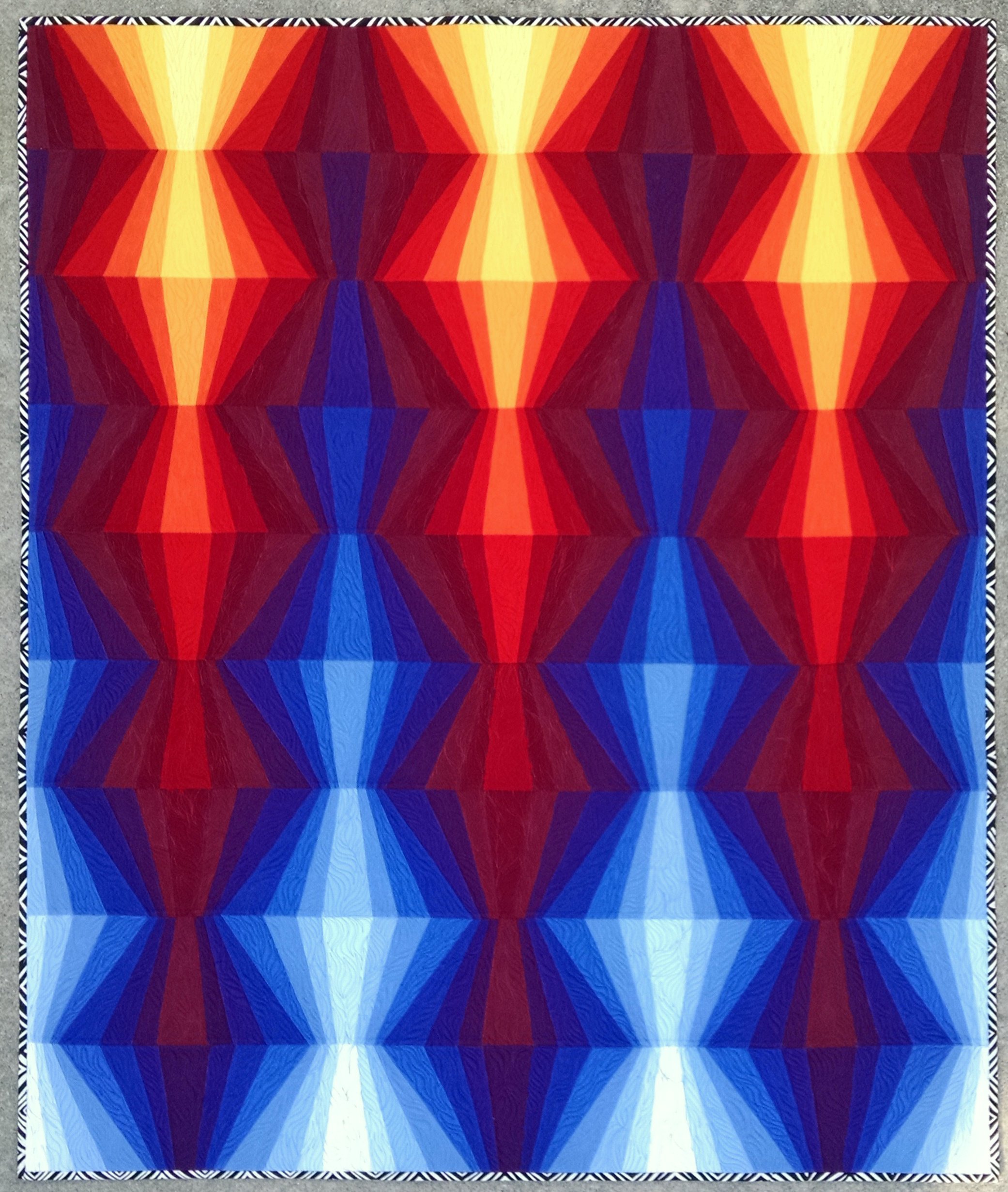 Fire &amp; Ice (46" x 54")