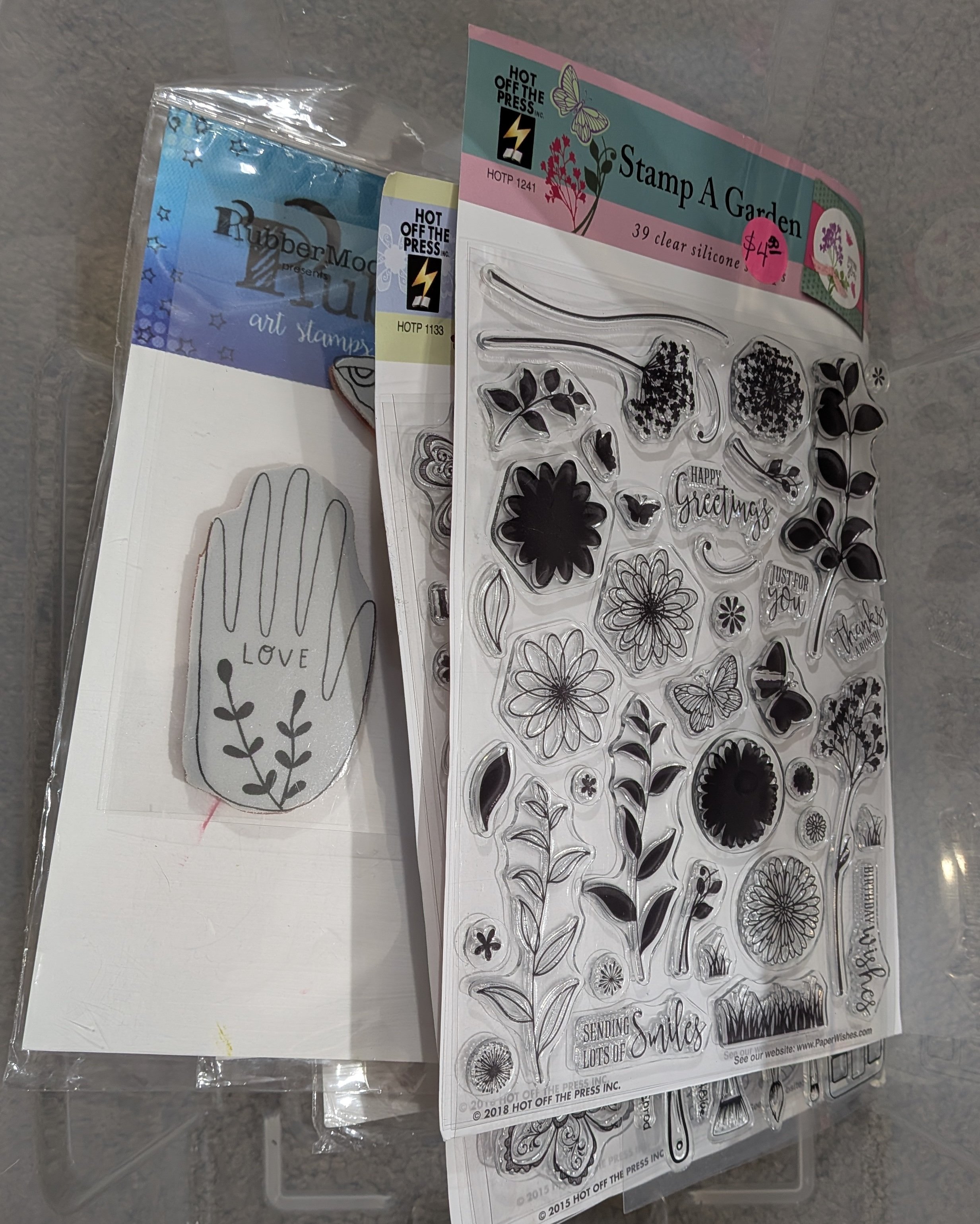 Clear and Rubber Stamps