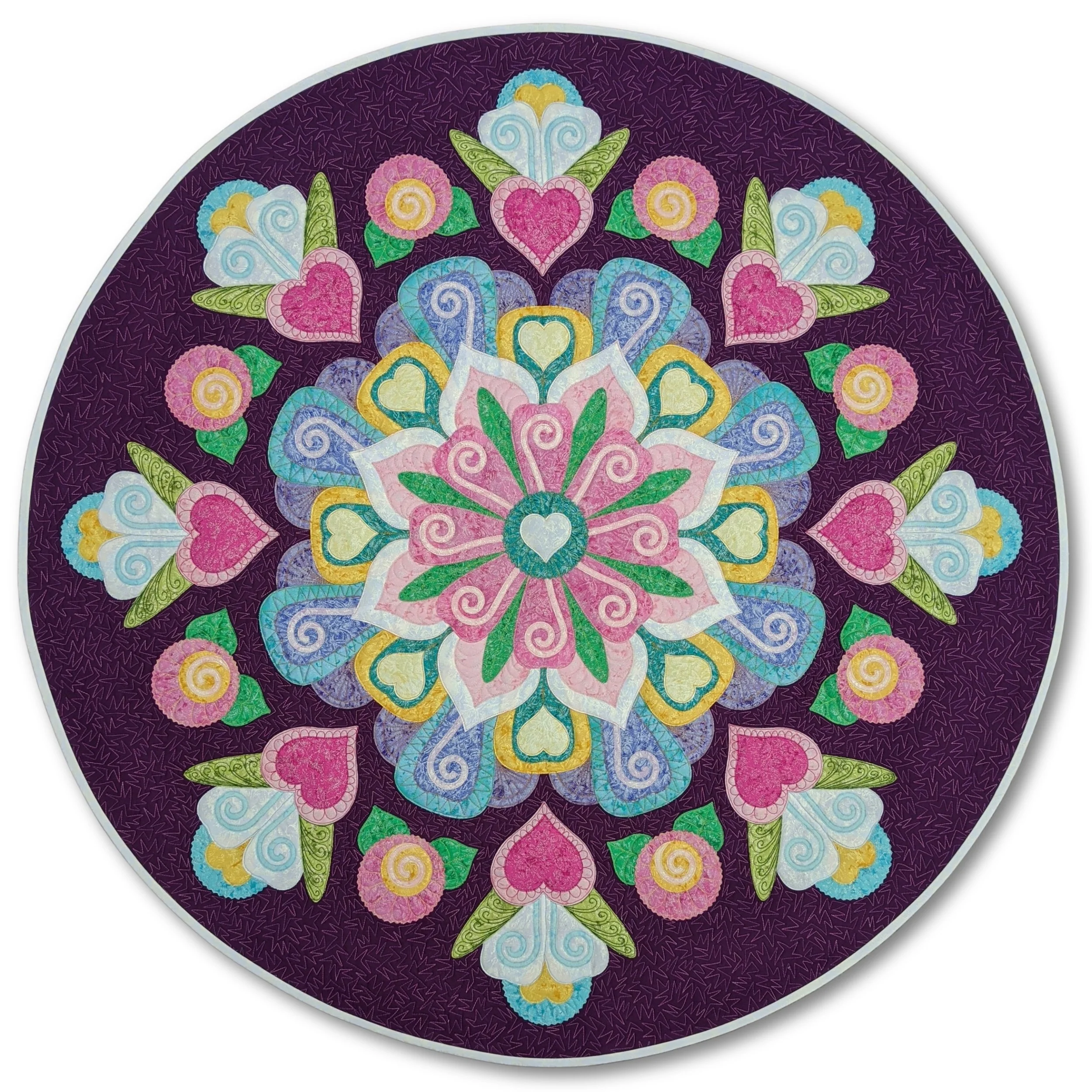 Spring in Bloom Mandala (40" in diameter)