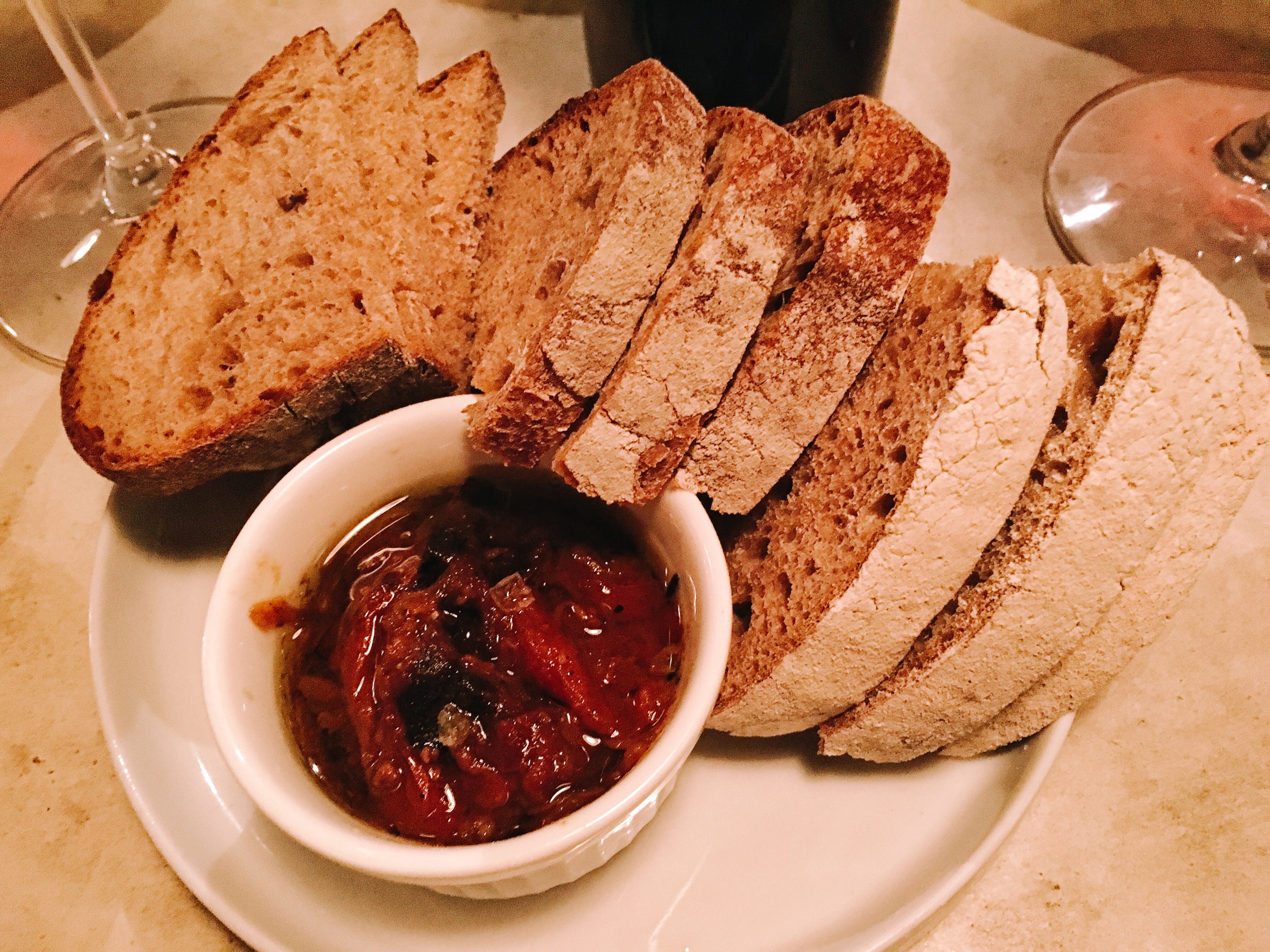 Tomato Chutney and bread
