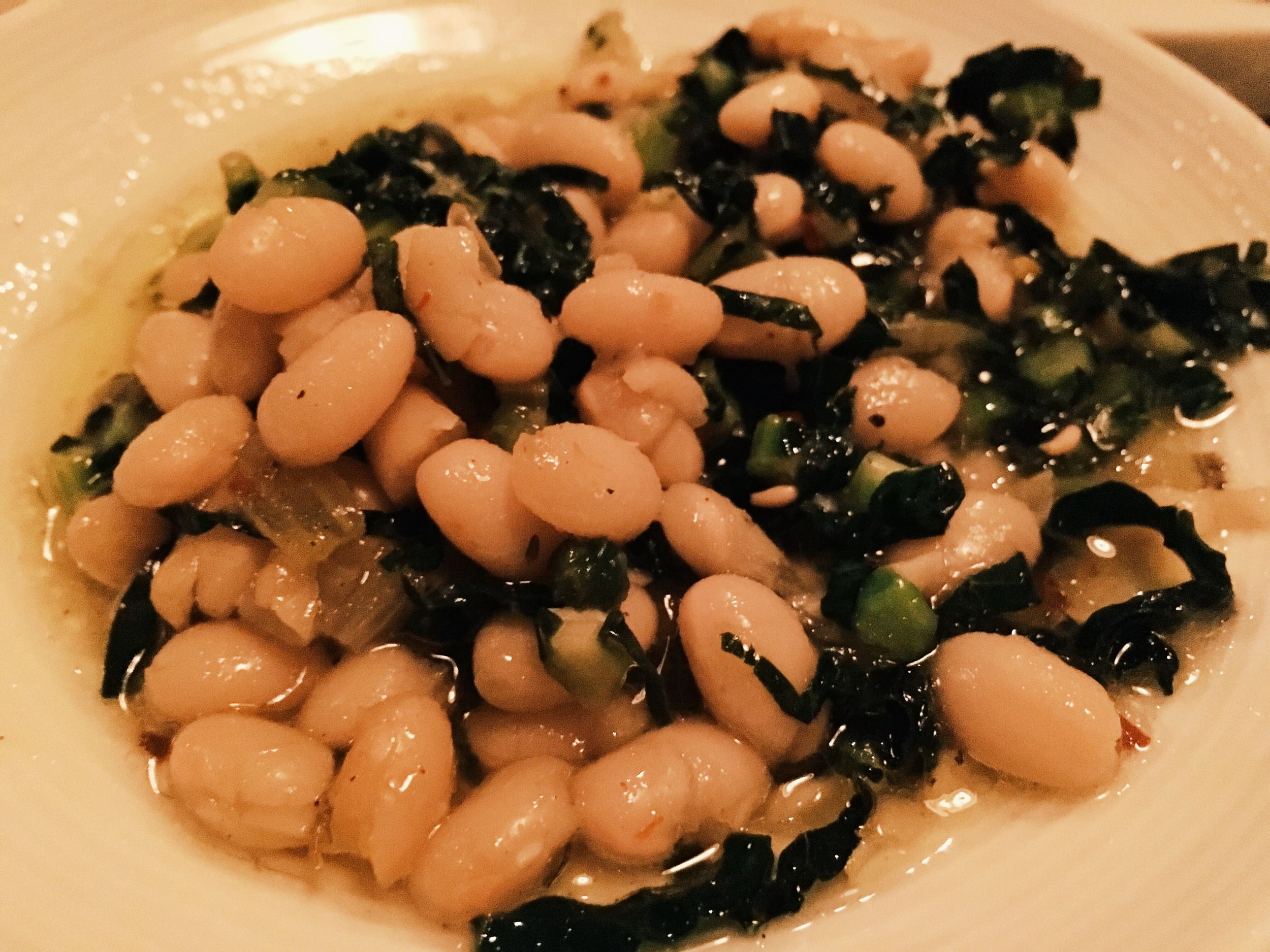 Beans, citrus, celery and kale