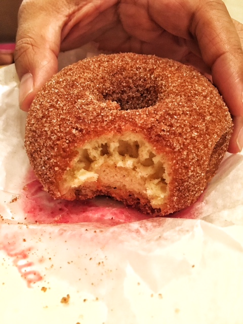 Cinnamon brown sugar donuts