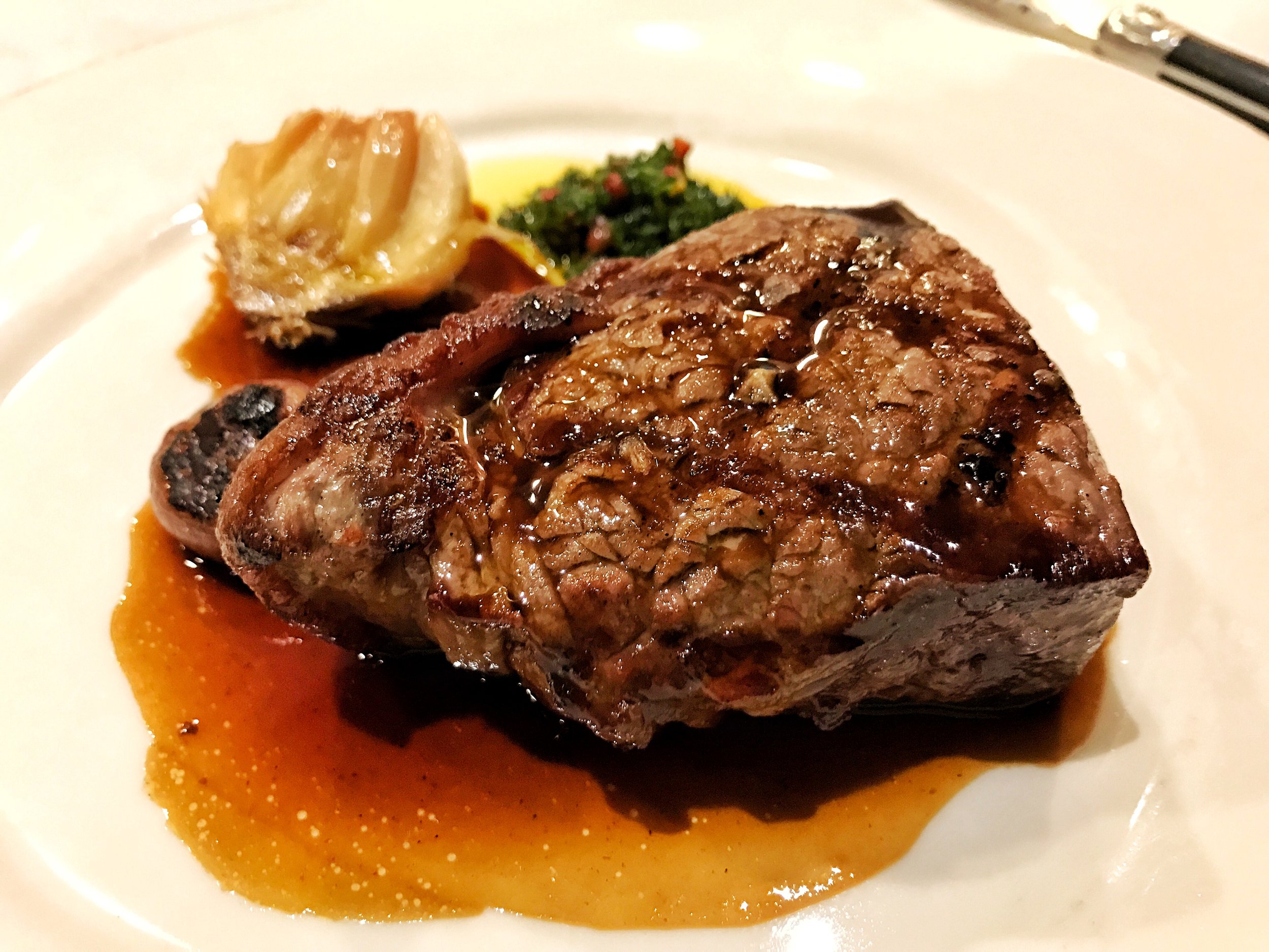 Dry aged local, grass fed beef