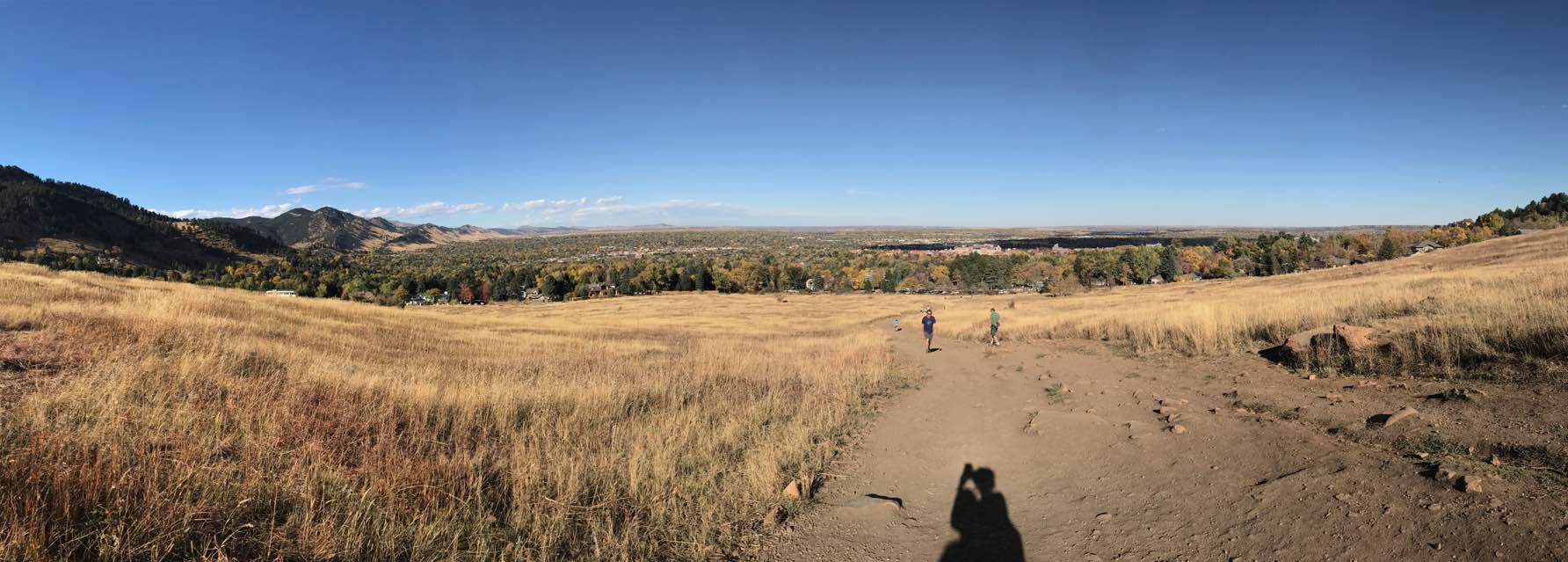 View from the Chautauqua Hiking trail
