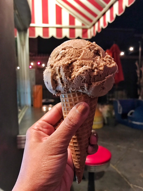 German cake chocolate ice cream 