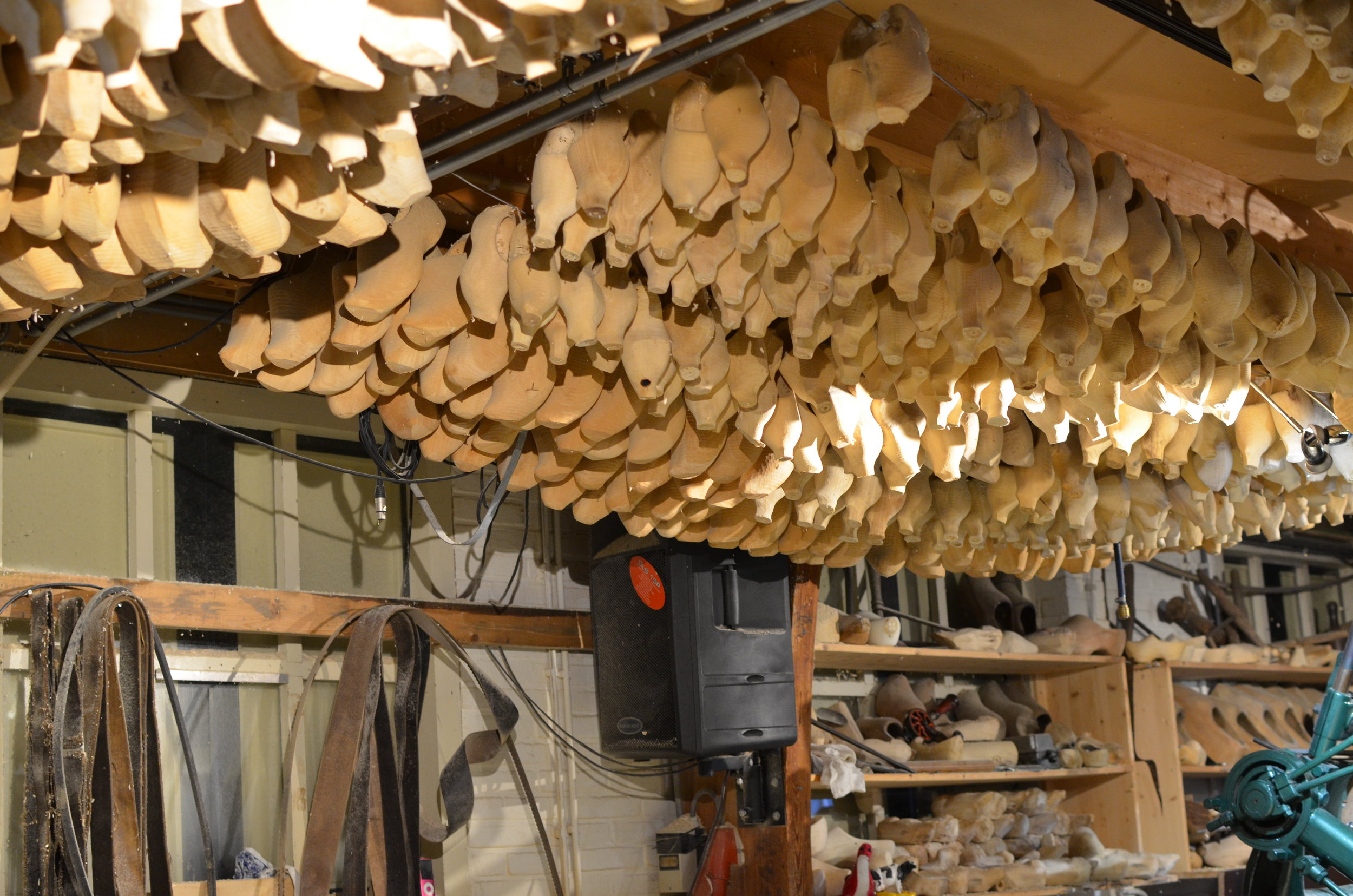 The clog factory/store in Marken 