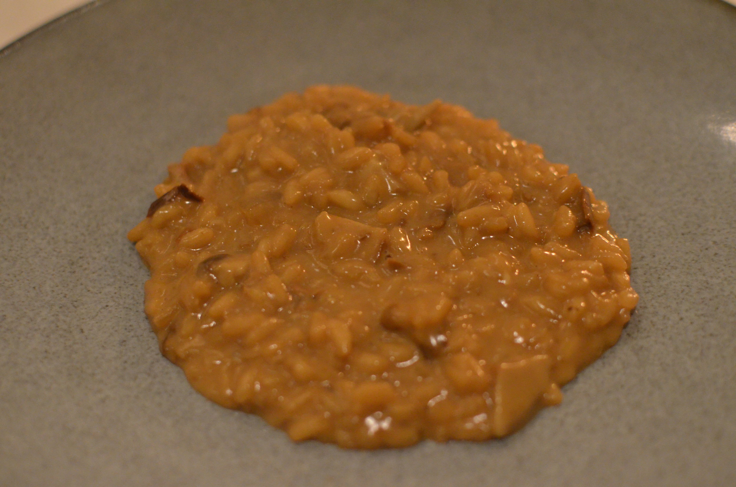 Risotto with fresh porcini mushrooms