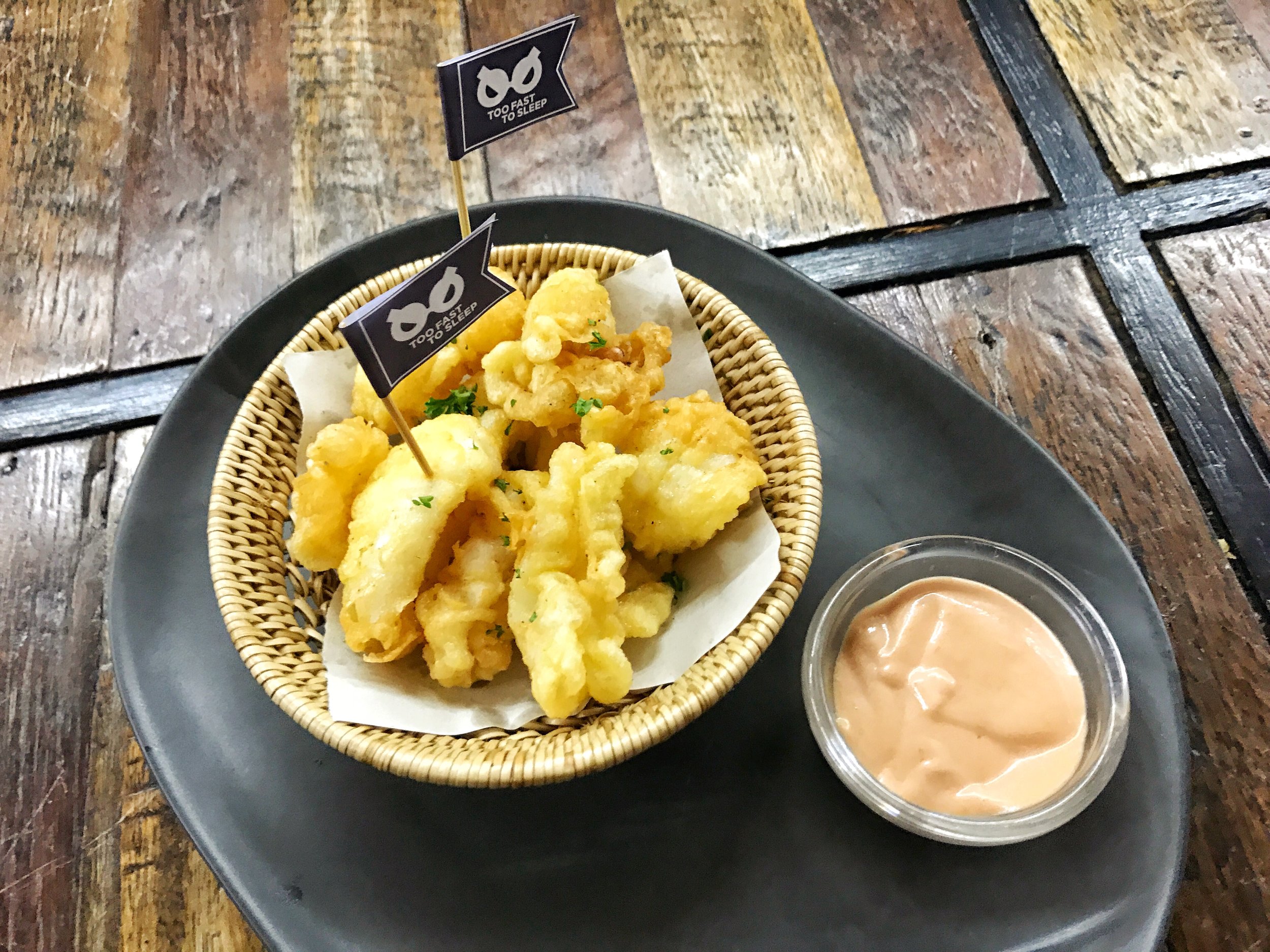 Calamari fritters