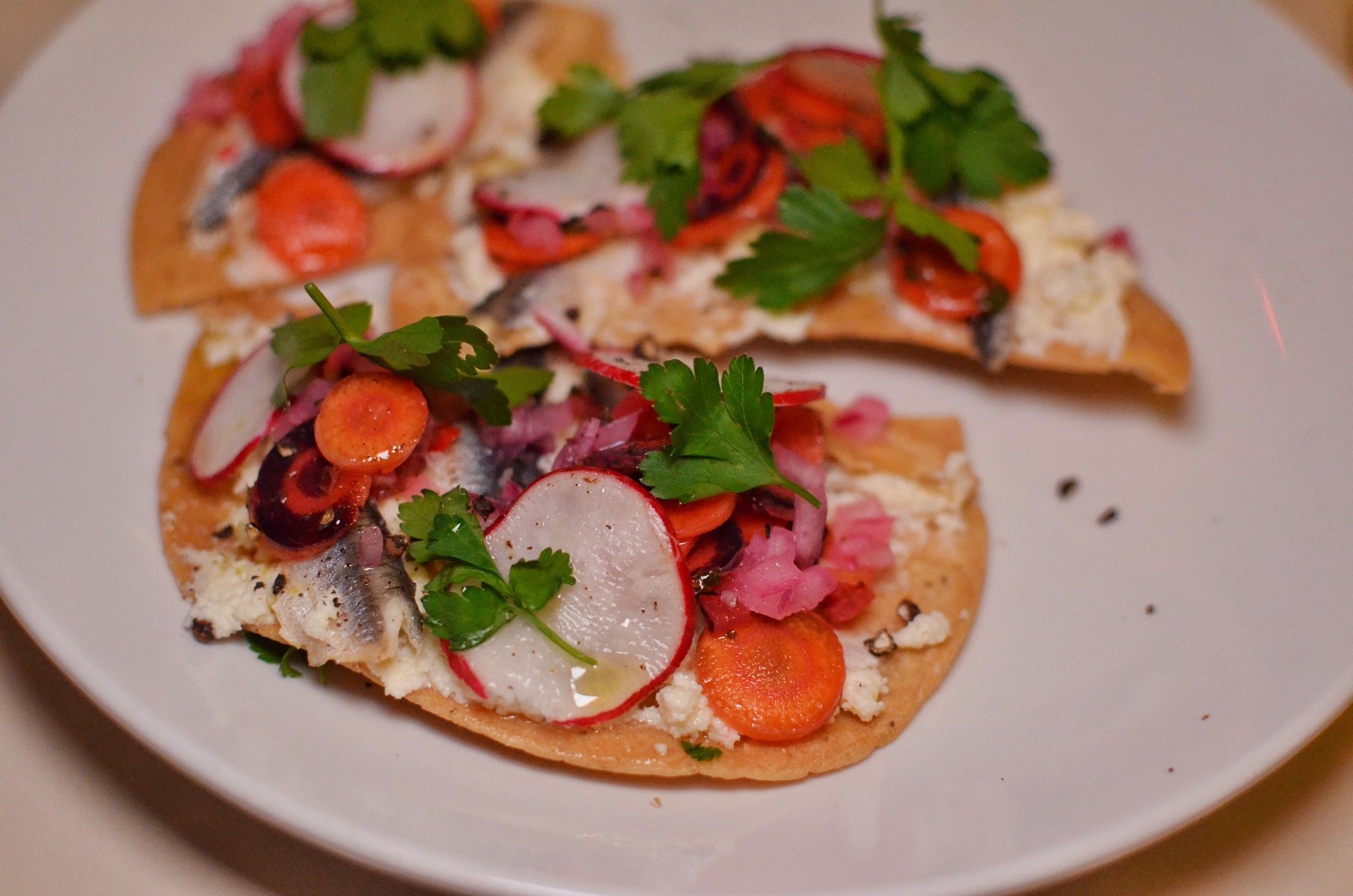 Sardine tostadas