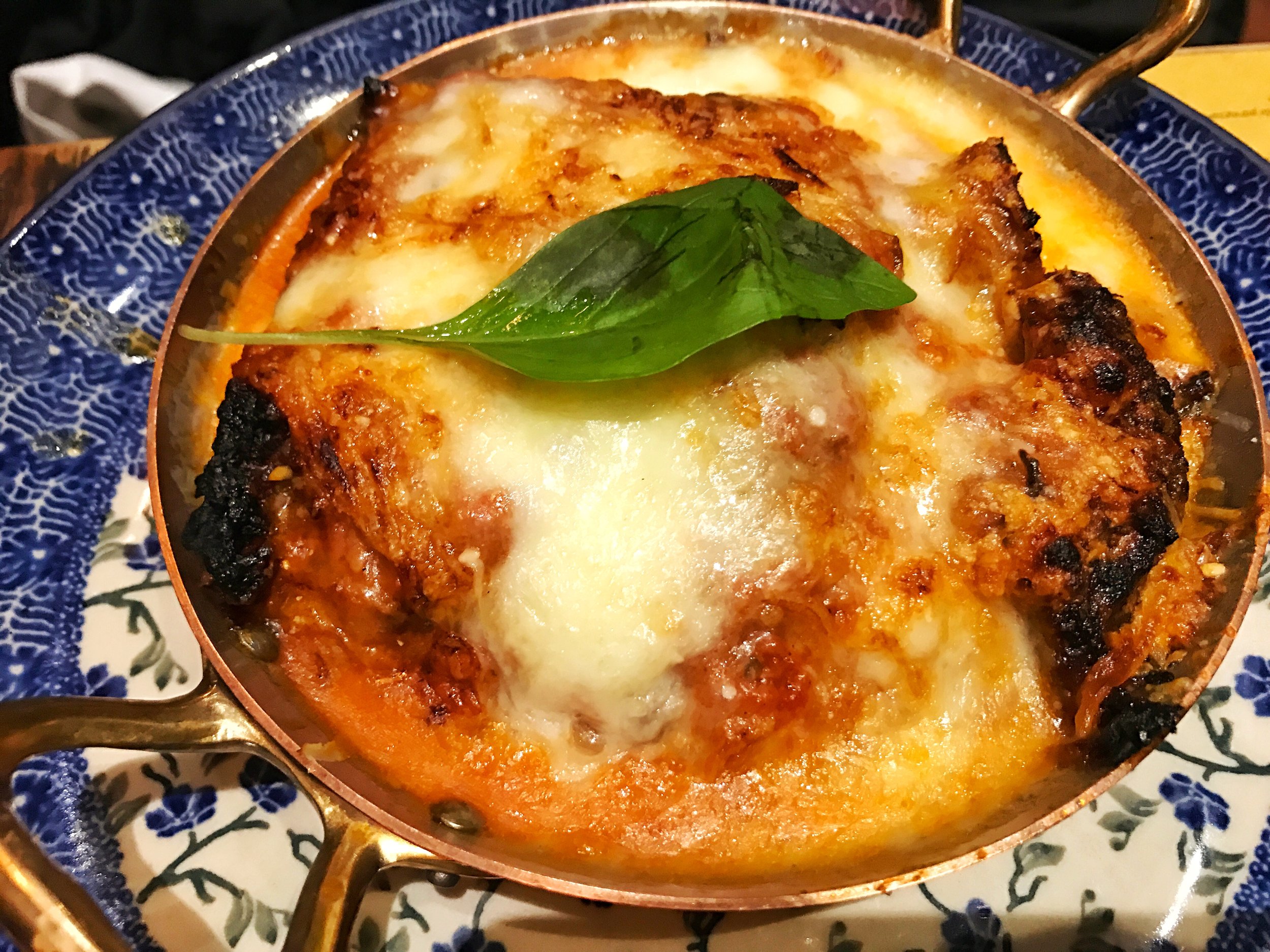 Veal ragu lasagna- This dish is just heaps of veal ragu folded in layers of lasagna with bechamel. It is so delicious!