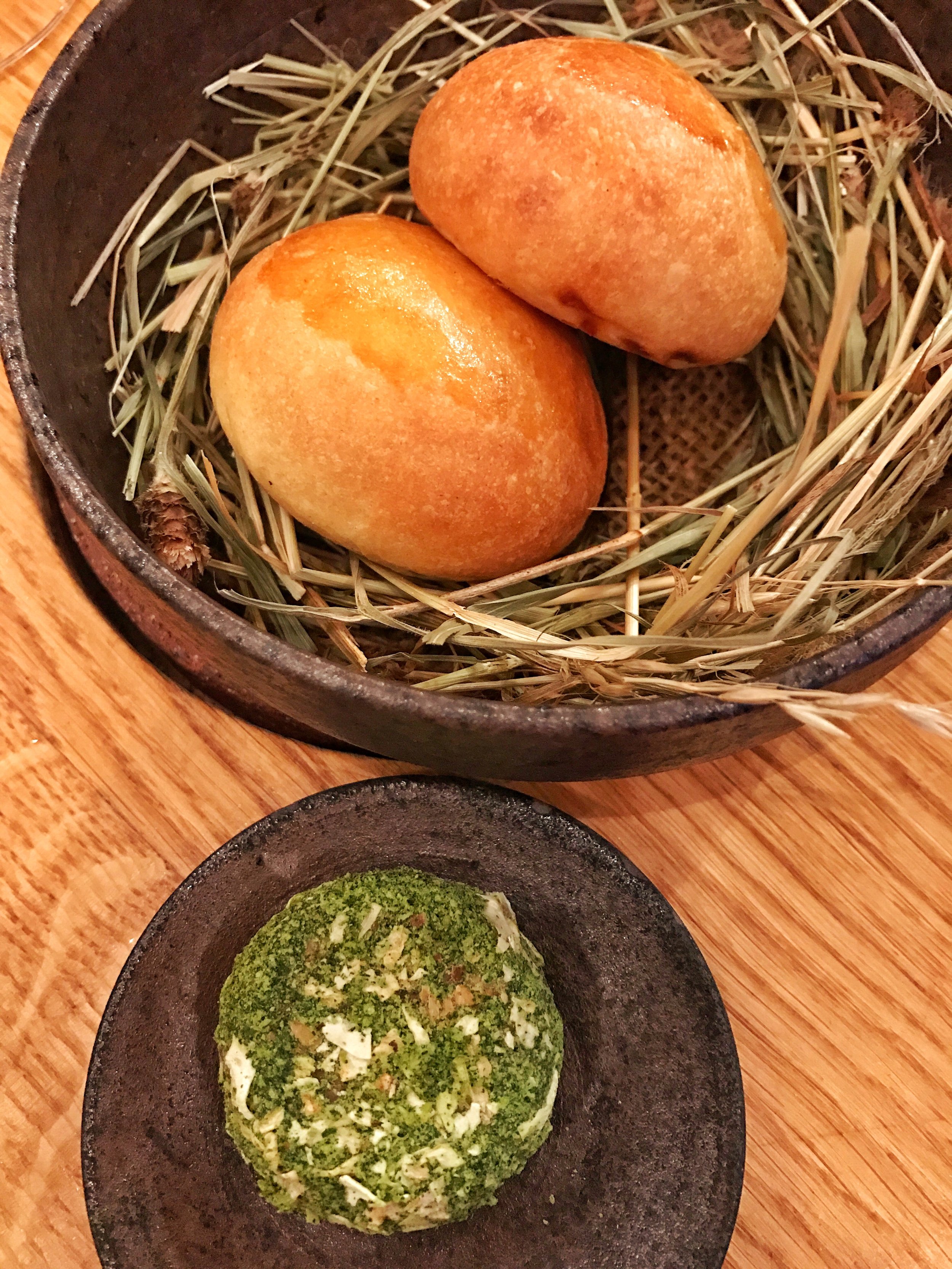 Brioche buns with smoked herb butter- Let's just just leave it at the French know how to make bread. The buns with French butter were incredible.