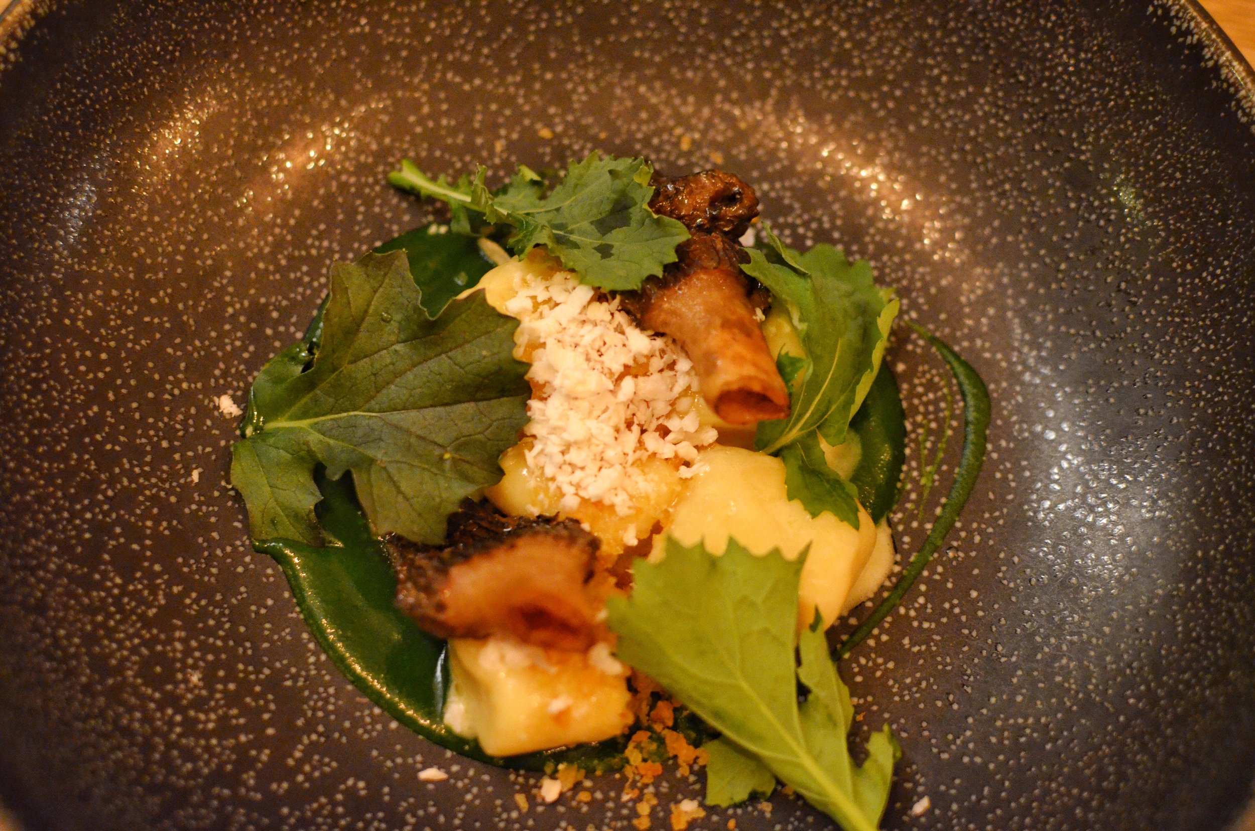 Potato gnocchis, ramsons pesto et parmesan- The gnocchis were soft and pillowy- just how I like it. 