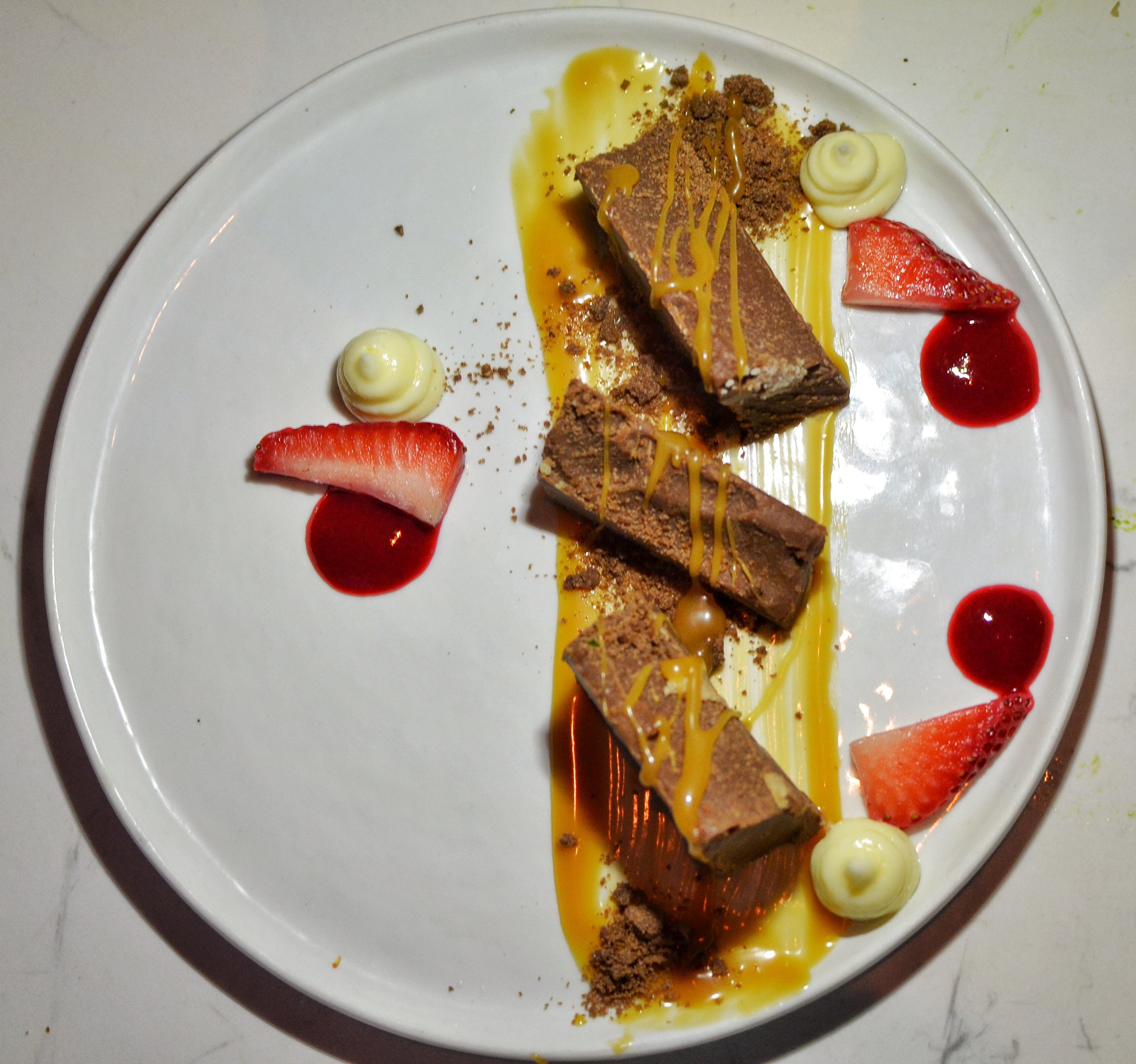 Dark Chocolate, Raspberry, chantilly