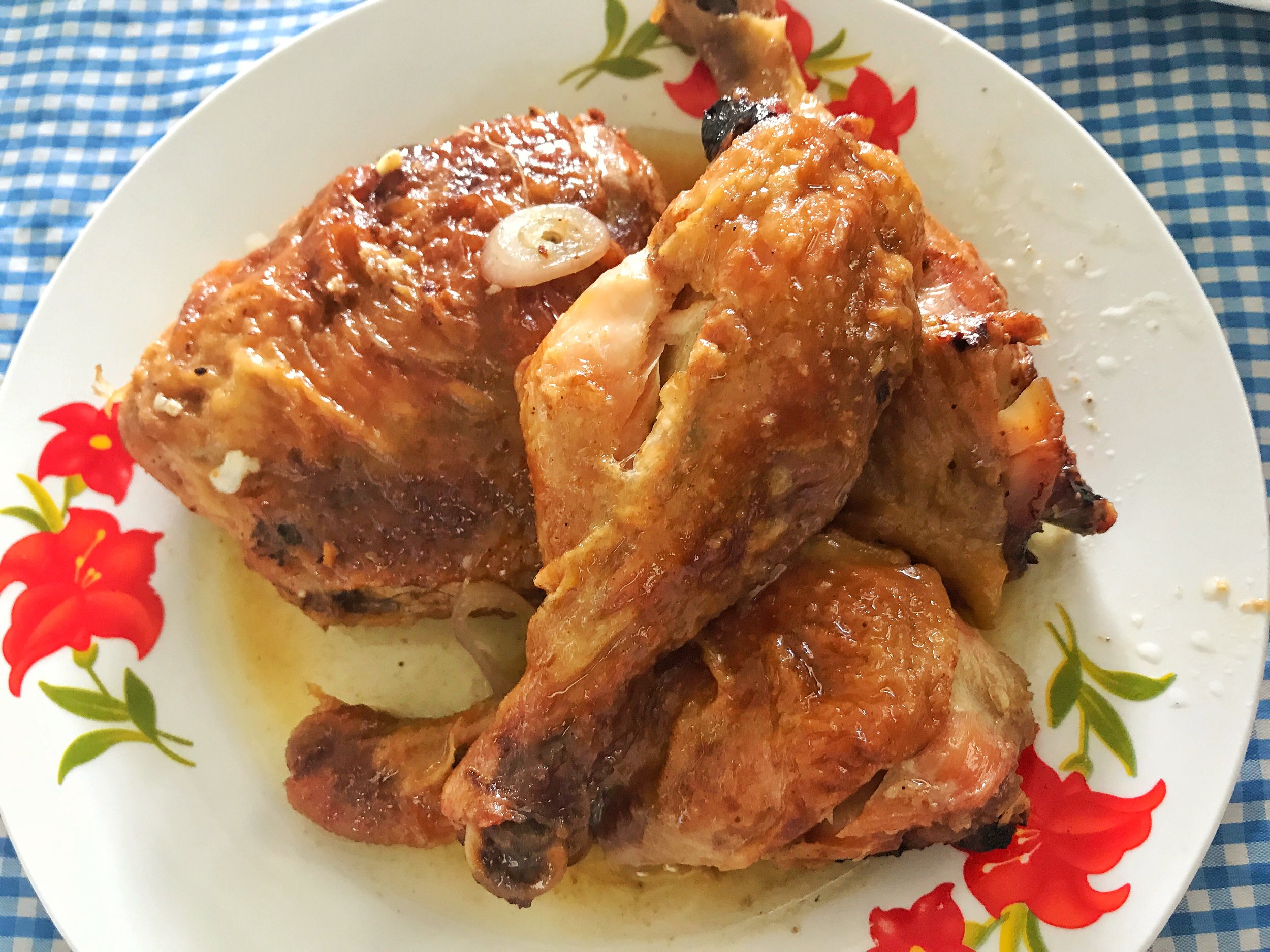 Roasted chicken