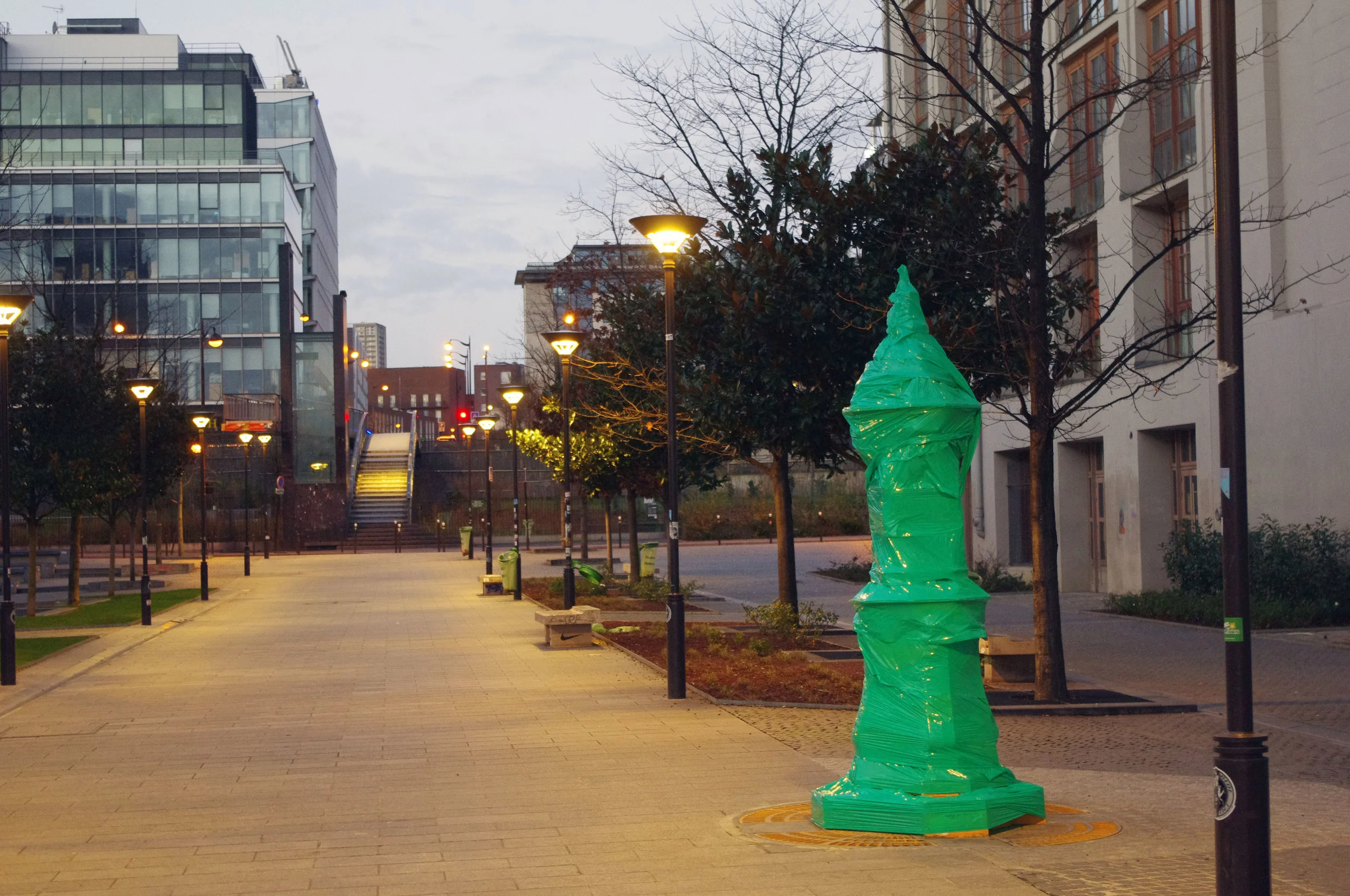 All Green fountain