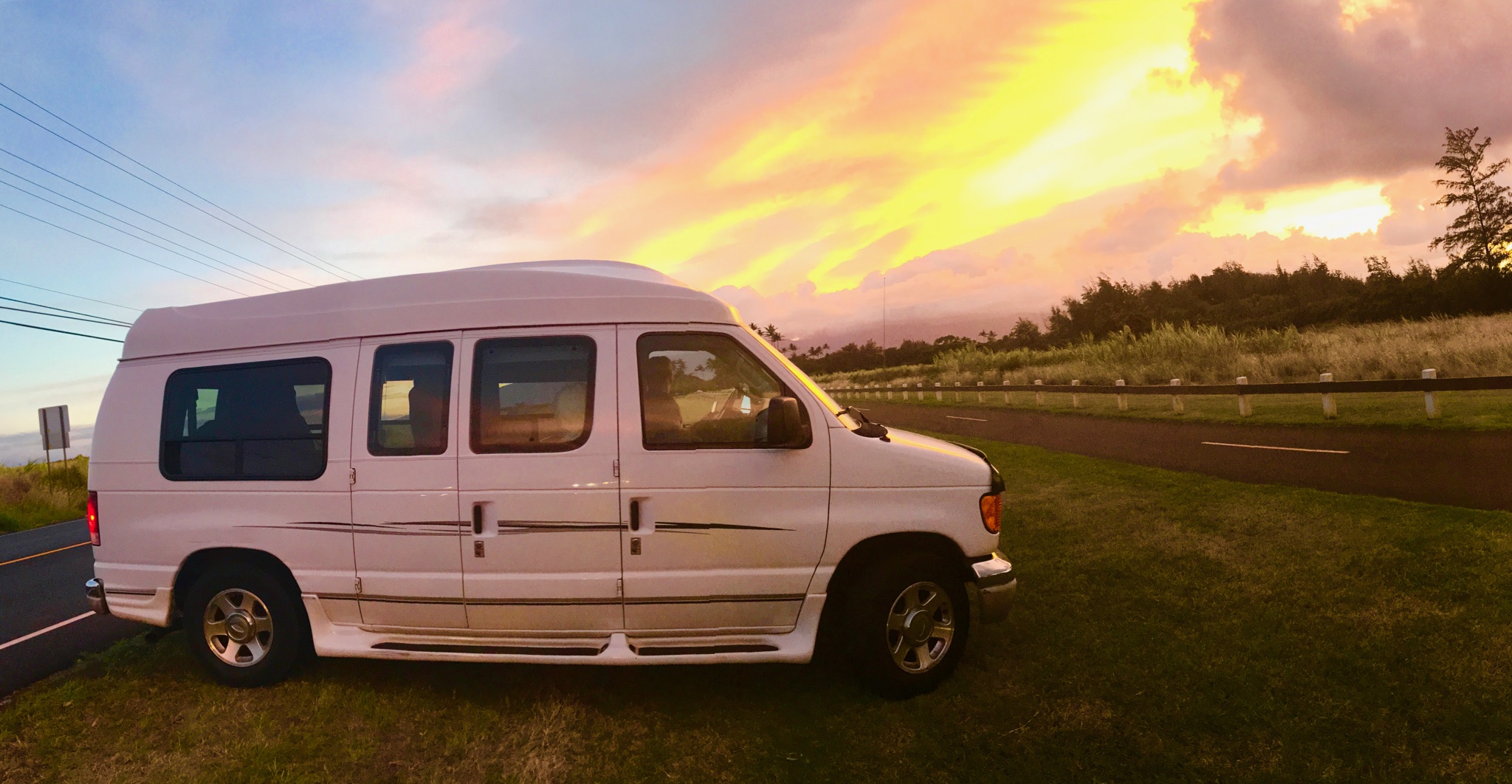 Ford Modern Conversion Camper Van Paia Sunset.jpeg