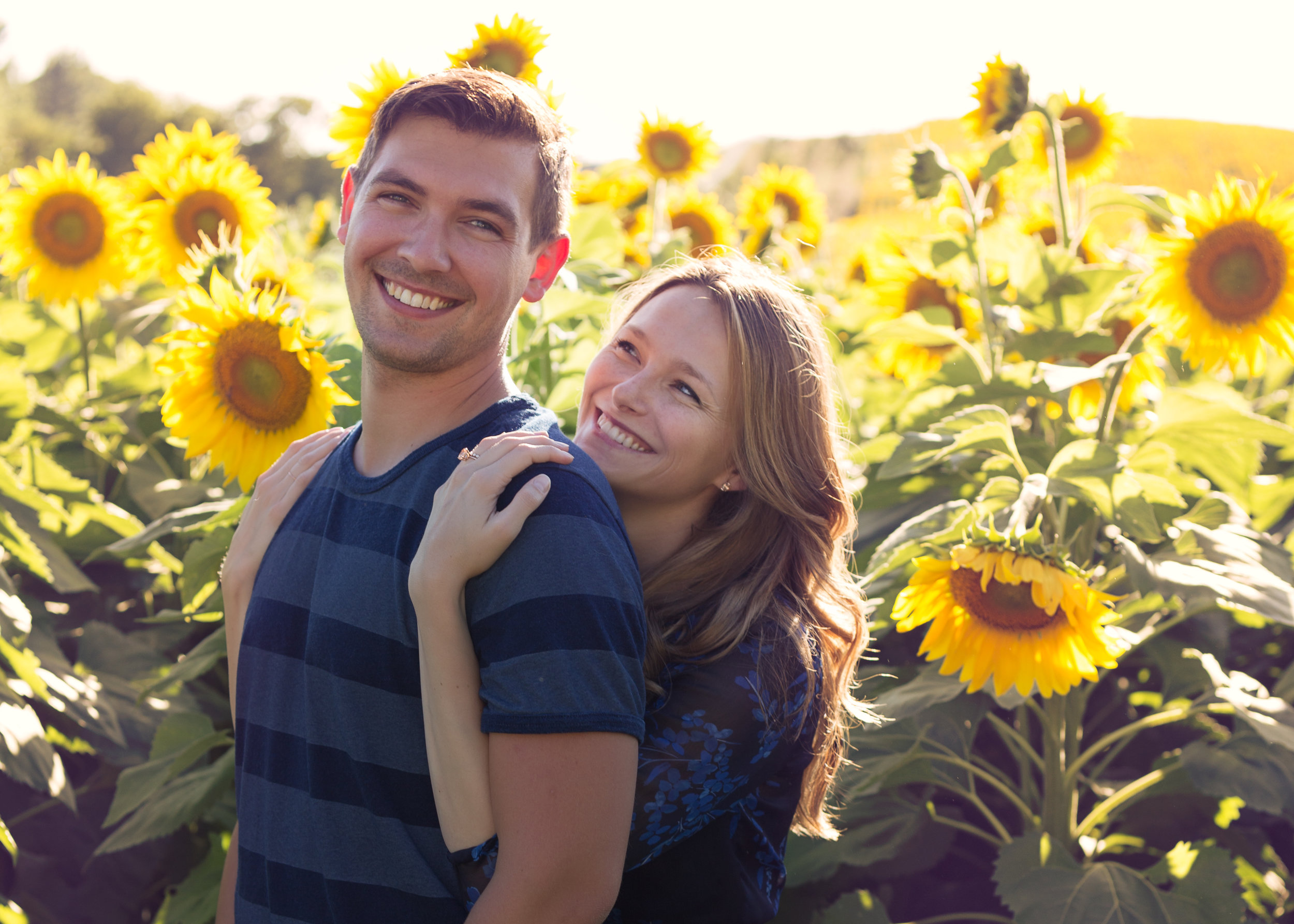 This beautiful couple look like they belong in a magazine! :)