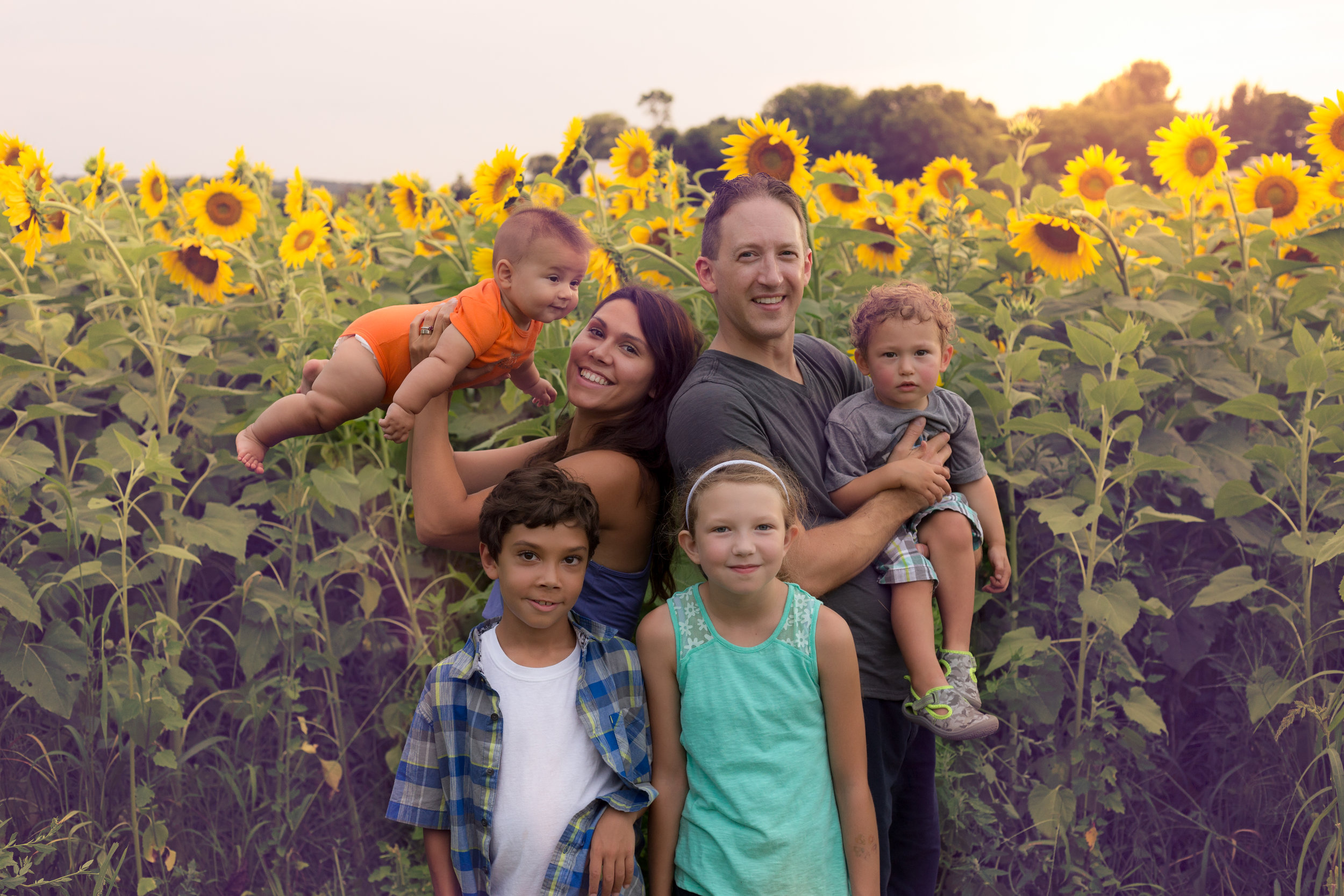 My last session was this fun family of 6! 