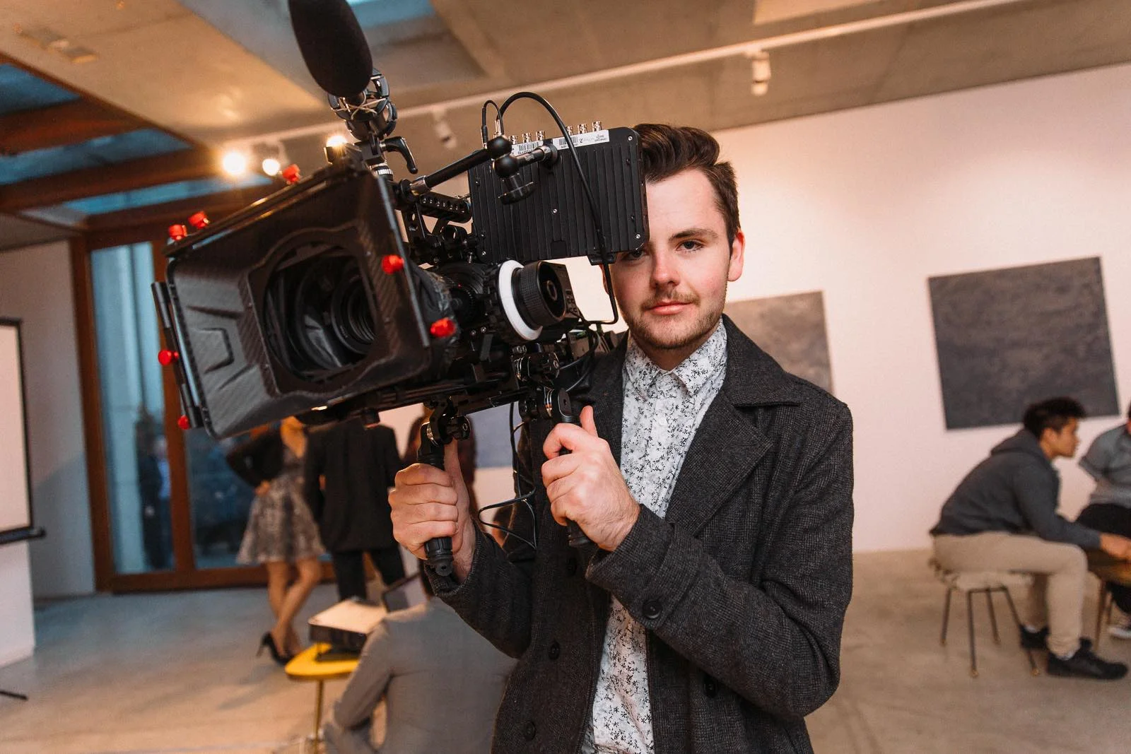 Myself with the Sony FS700 in 2016 - Photo by David Beach