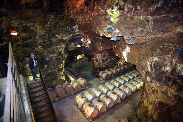 Jack Bot Domaine de la Butte cellar!