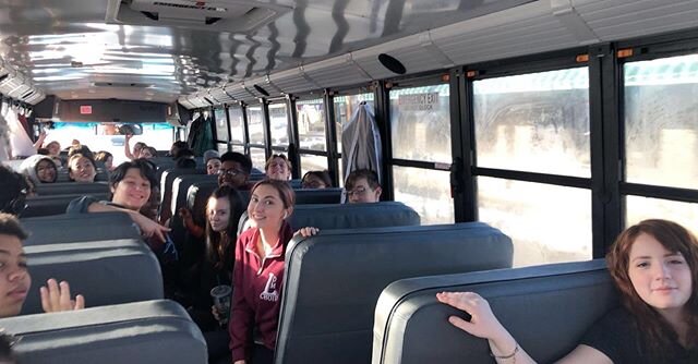 bus #1 on our way to keokuk for our competition!!