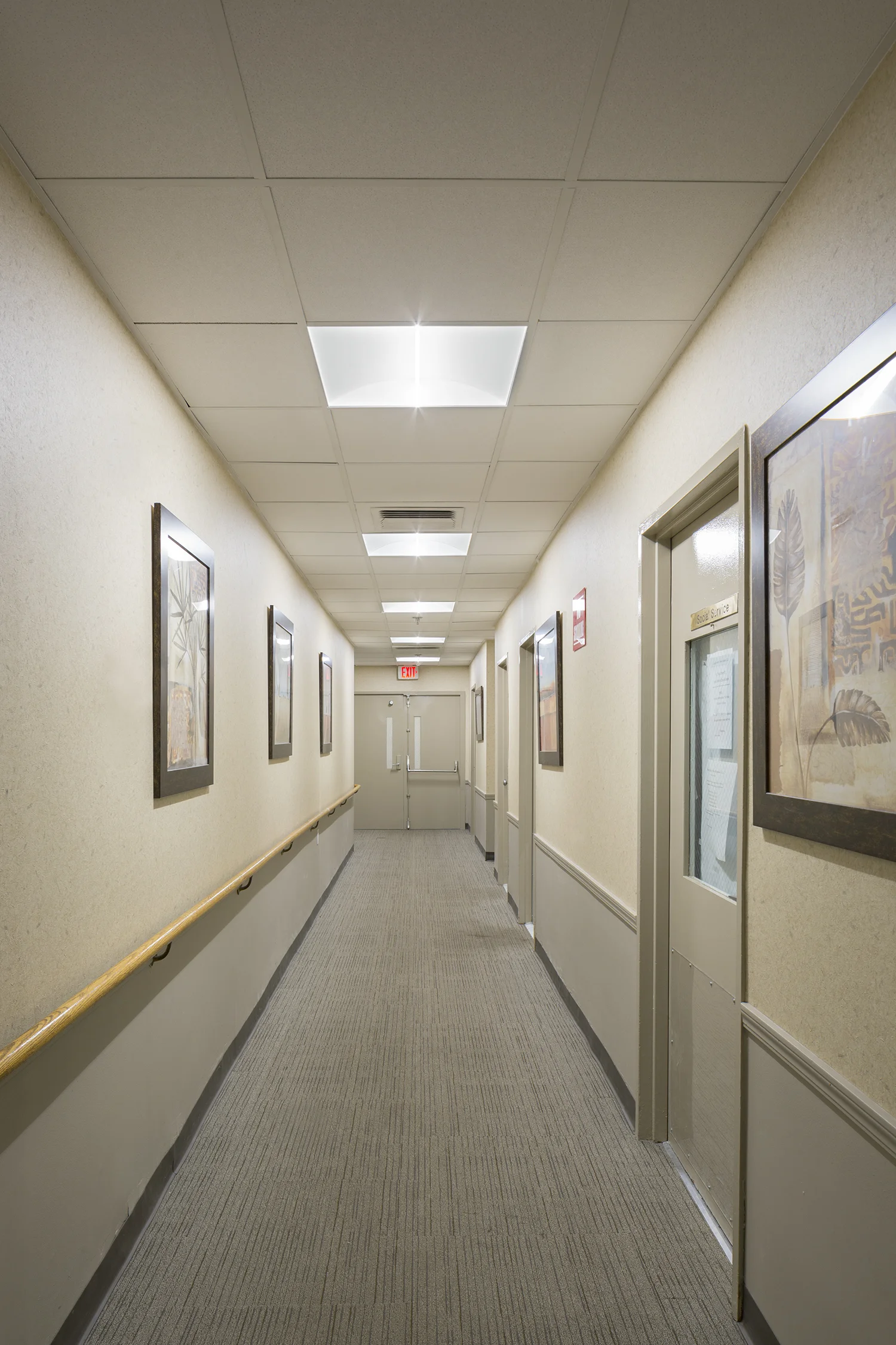 Oakwood Towers Corridor