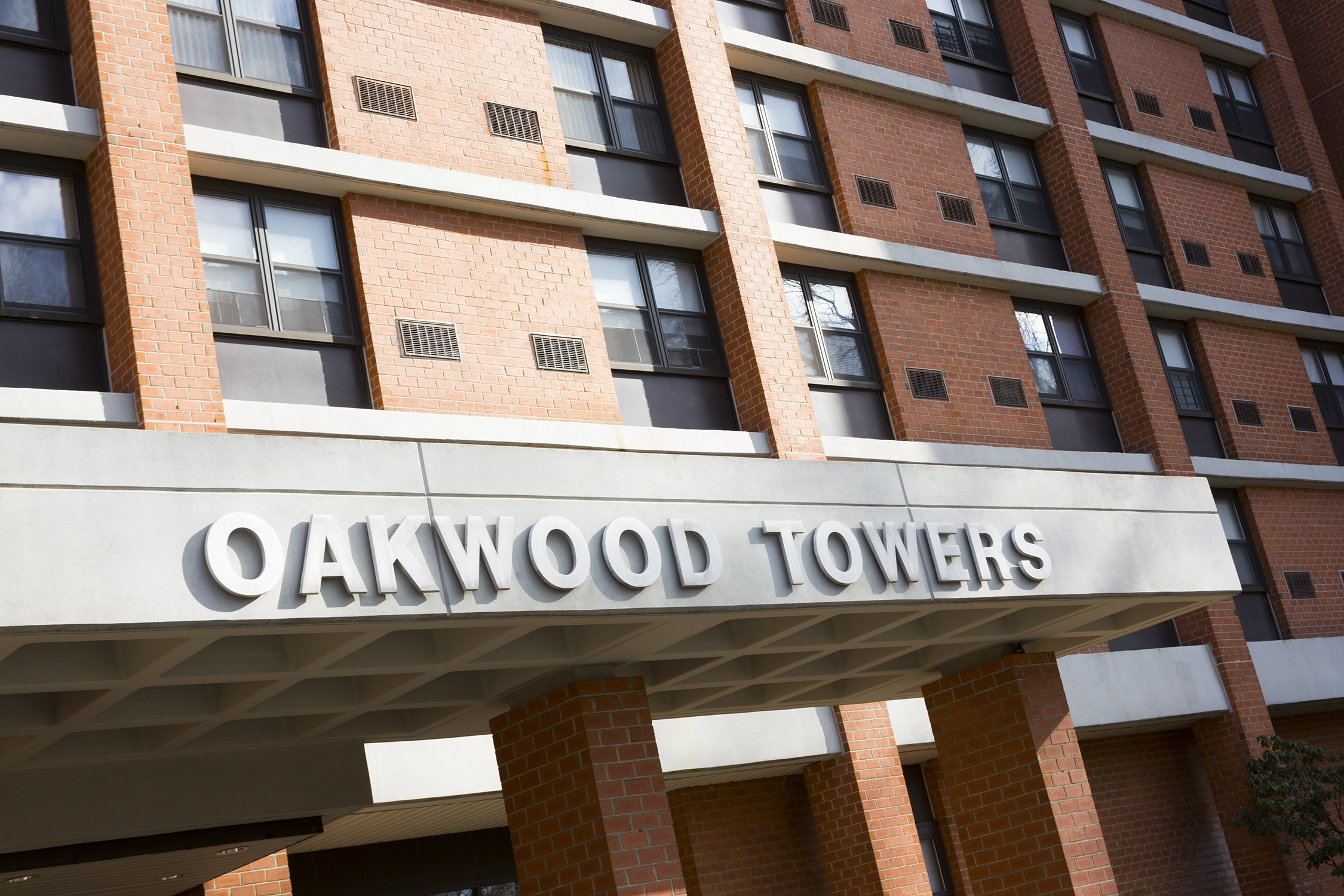 Oakwood Towers Sign
