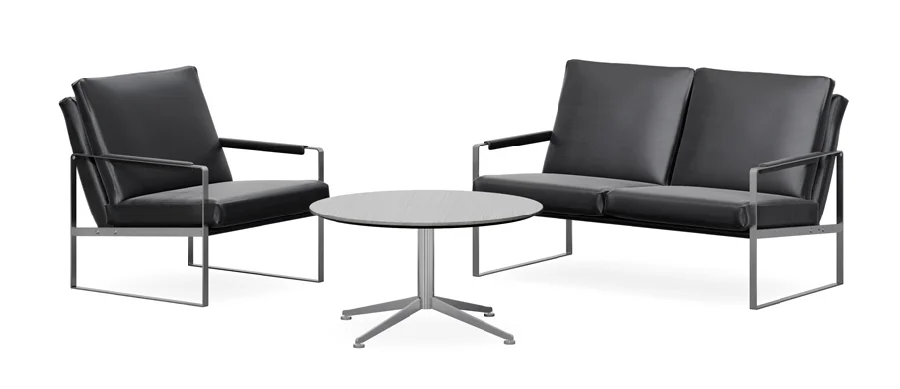 Oslo Round Coffee Table with Sana Lounge