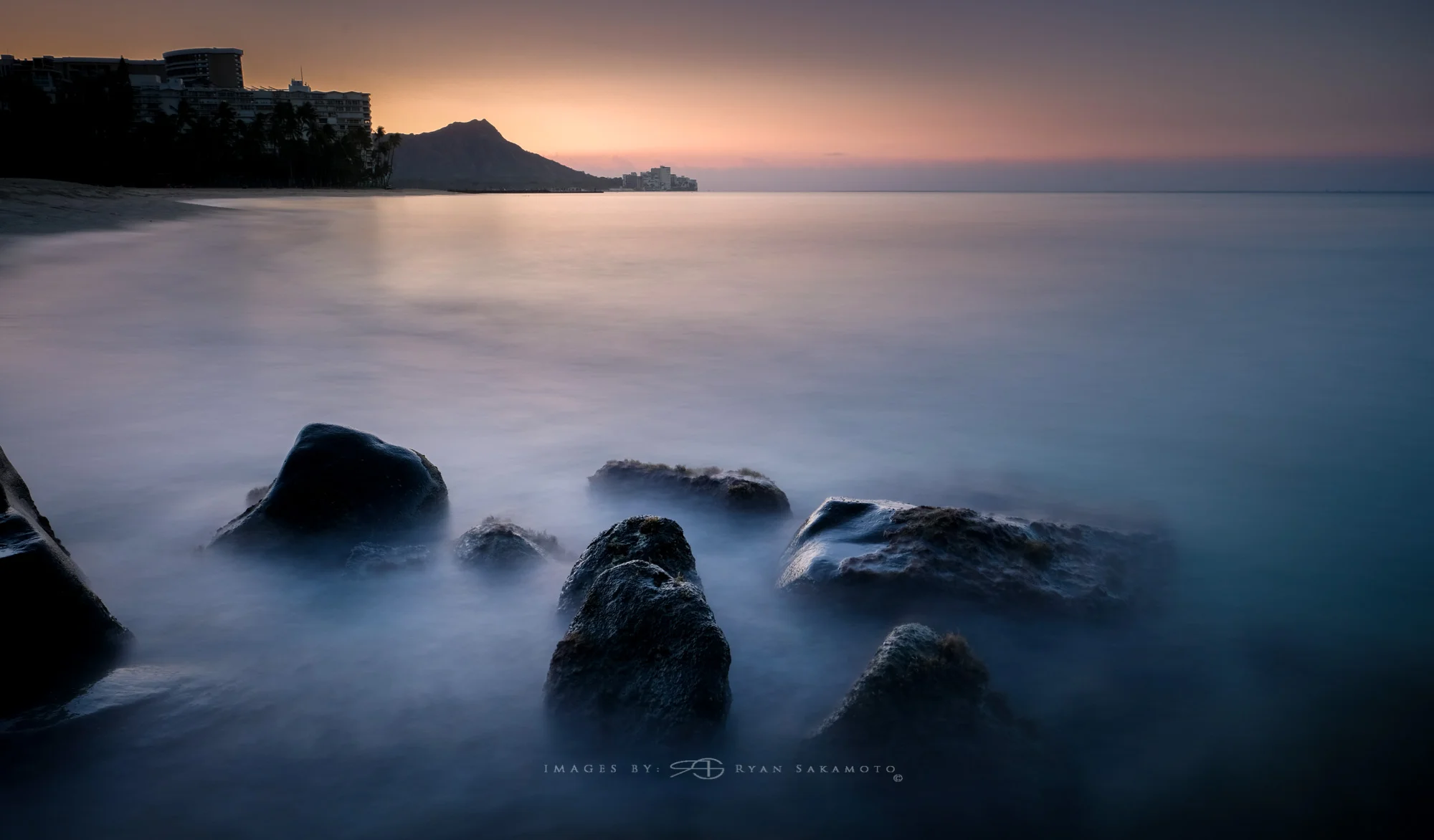 Punalu'u Golden Sunrise Lee Filter Big Stopper & 3 stop medium grad Fuji XT2 | 30 sec. | f/11 | ISO 200 | XF16mm f/1.4 R WR Edited in Lightroom & Photoshop CC 2015 Copyright 2016 Ryan Sakamoto, All rights reserved