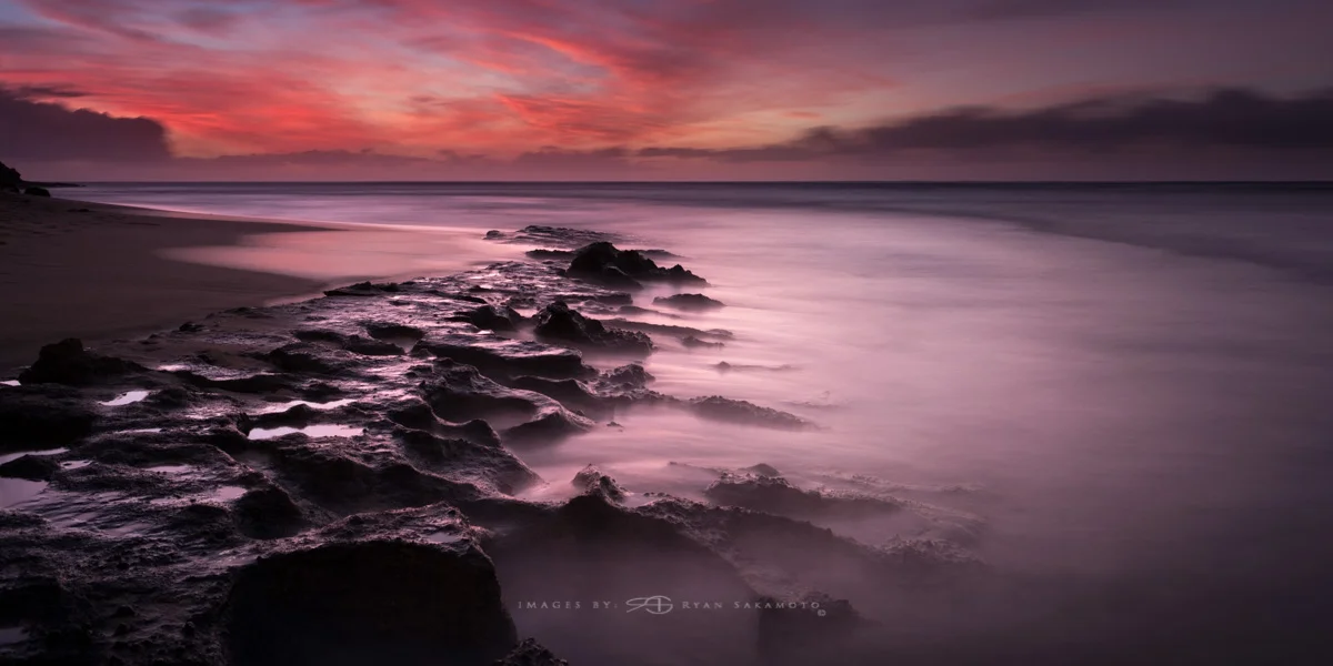 Diamond Head Beach...11.26.16 Lee Filter Little Stopper 4 stop medium grad Fuji XT2 | 60 sec. | f/8 | ISO 200 | XF16mm f/1.4 R WR Edited in Lightroom & Photoshop CC 2017 Copyright 2016 Ryan Sakamoto, All rights reserved