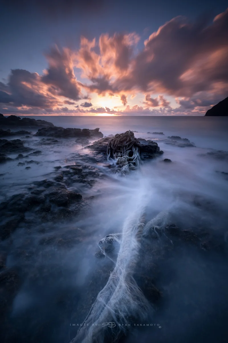Sunrise, Honolulu, Hawaii Fuji XT2 | 60 sec. | f/8 | ISO 200 | Fujinon XF 10-24mm f/4 R OIS Edited in Lightroom & Photoshop CC 2017 Copyright 2017 Ryan Sakamoto, All rights reserved
