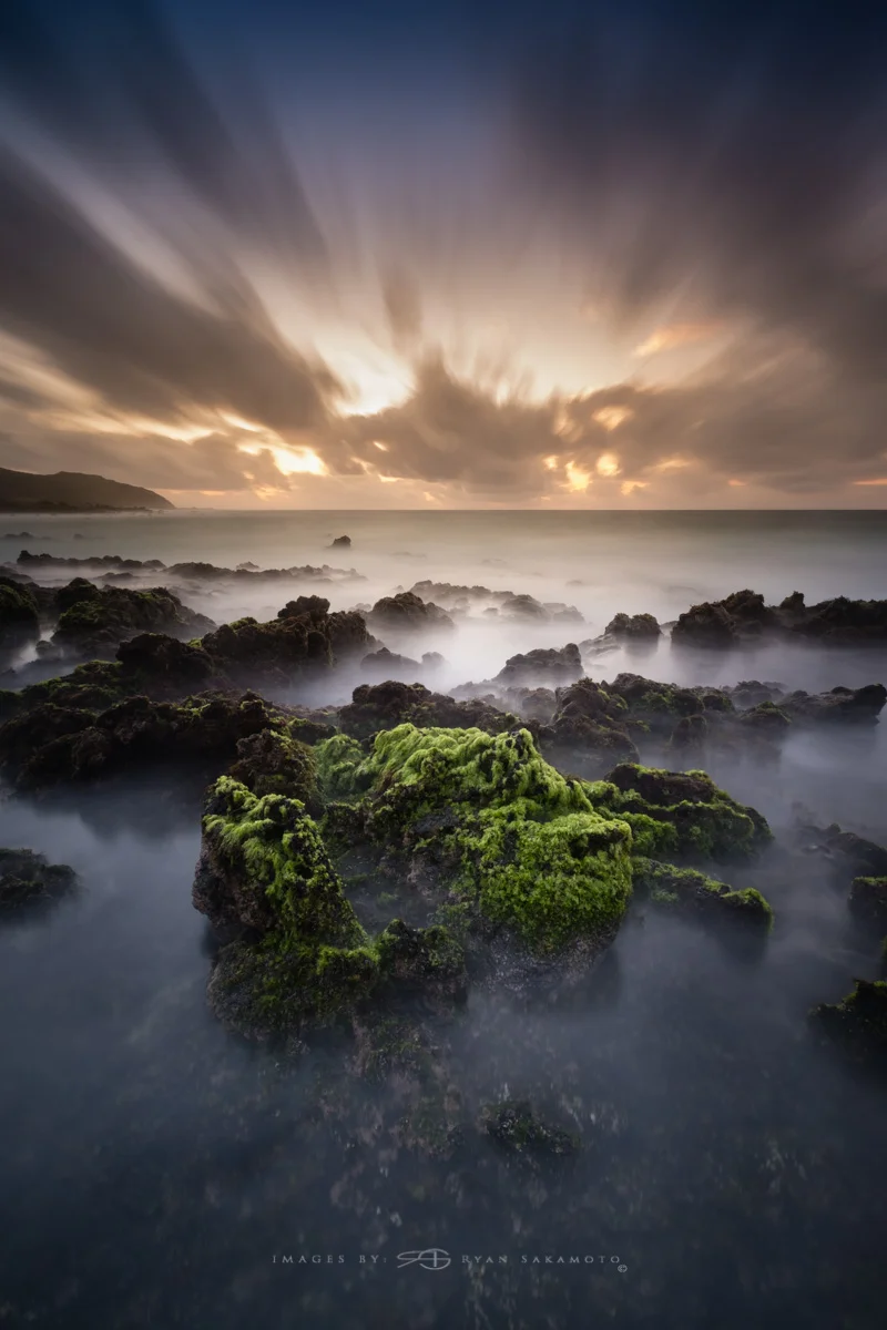 Sunrise, Sandy Beach Honolulu, Hawaii Fuji XT2 | 60 sec. | f/8 | ISO 100 | Fujinon XF 10-24mm f/4 R OIS Edited in Lightroom & Photoshop CC 2017 Copyright 2017 Ryan Sakamoto, All rights reserved