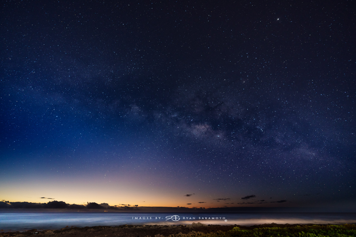Sunset from the Point Hawaii Sony A7R III | 20 sec. | f/2.8 | ISO 800 | Sony FE 16-35mm GM F/2.8 Edited in Lightroom Classic CC & Photoshop CC 2018 Copyright 2018 Ryan Sakamoto, All rights reserved