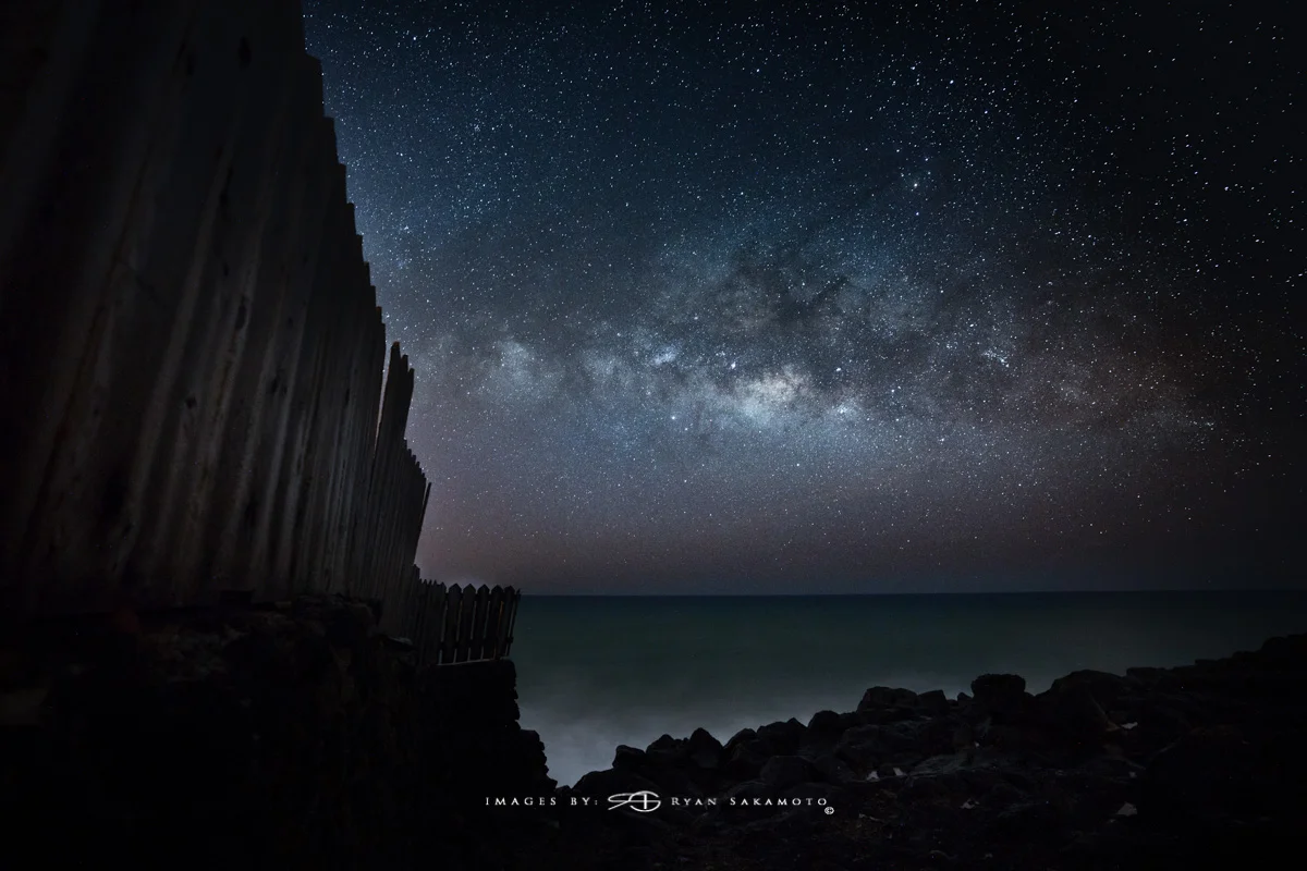 Eastside Milky Way, Hawaii Fine Art, Long Exposure, Milky Way Star Photography Sony A7R III | 20 sec. | f/2.8 | ISO 2500 | Sony FE 16-35mm GM F/2.8 Edited in Lightroom Classic & Photoshop CC 2018 Copyright 2018 Ryan Sakamoto, All rights reserved