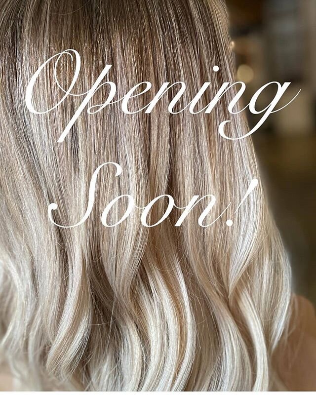 Yay the time has finally come! We are opening in June and just want to thank everyone for all their support to us during these past months.
 Cooper and Ash Collective has been working extremely hard on cleaning to disinfectaning the salon, as well as